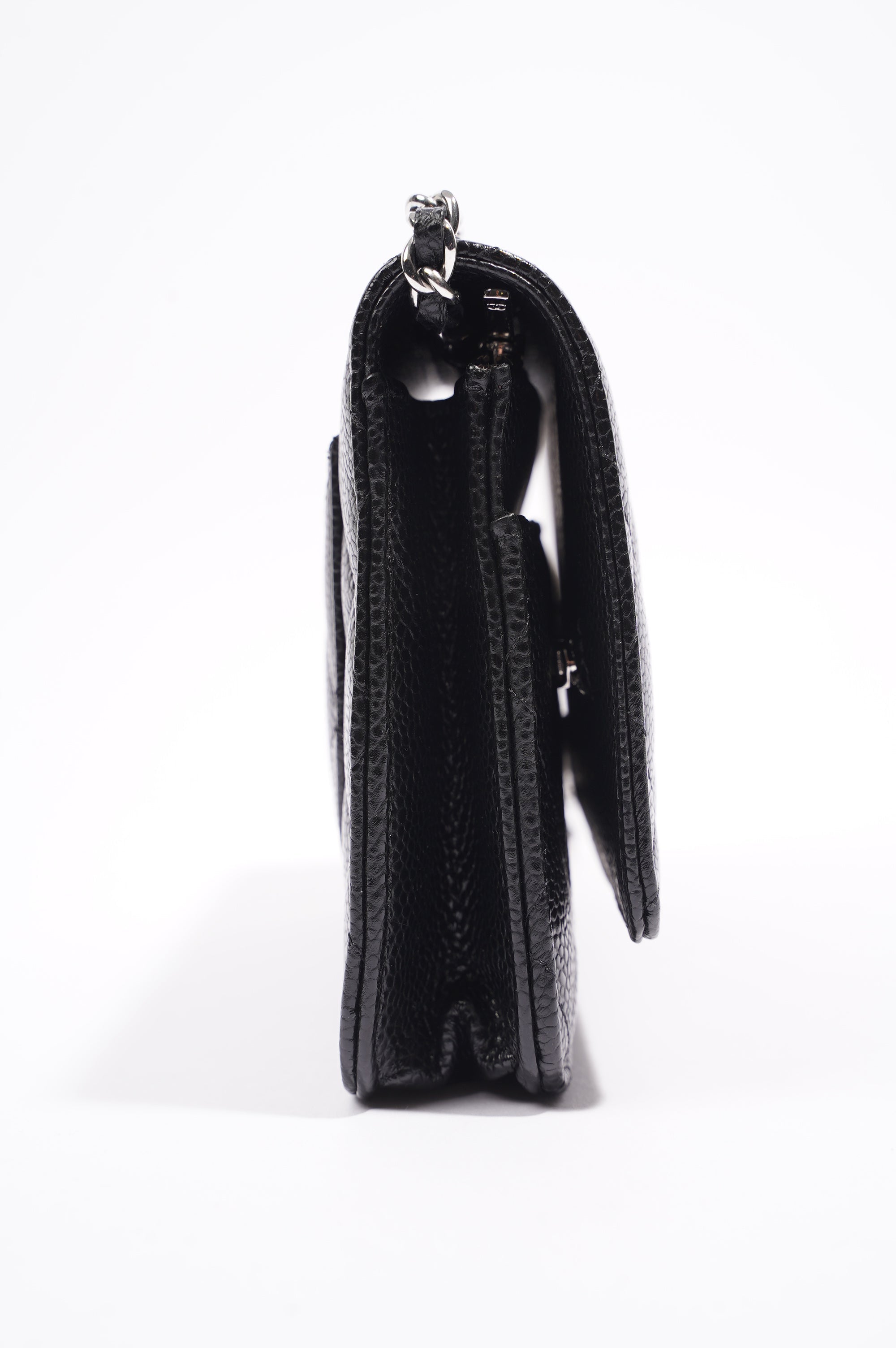 Chanel Wallet On Chain Black Caviar Leather