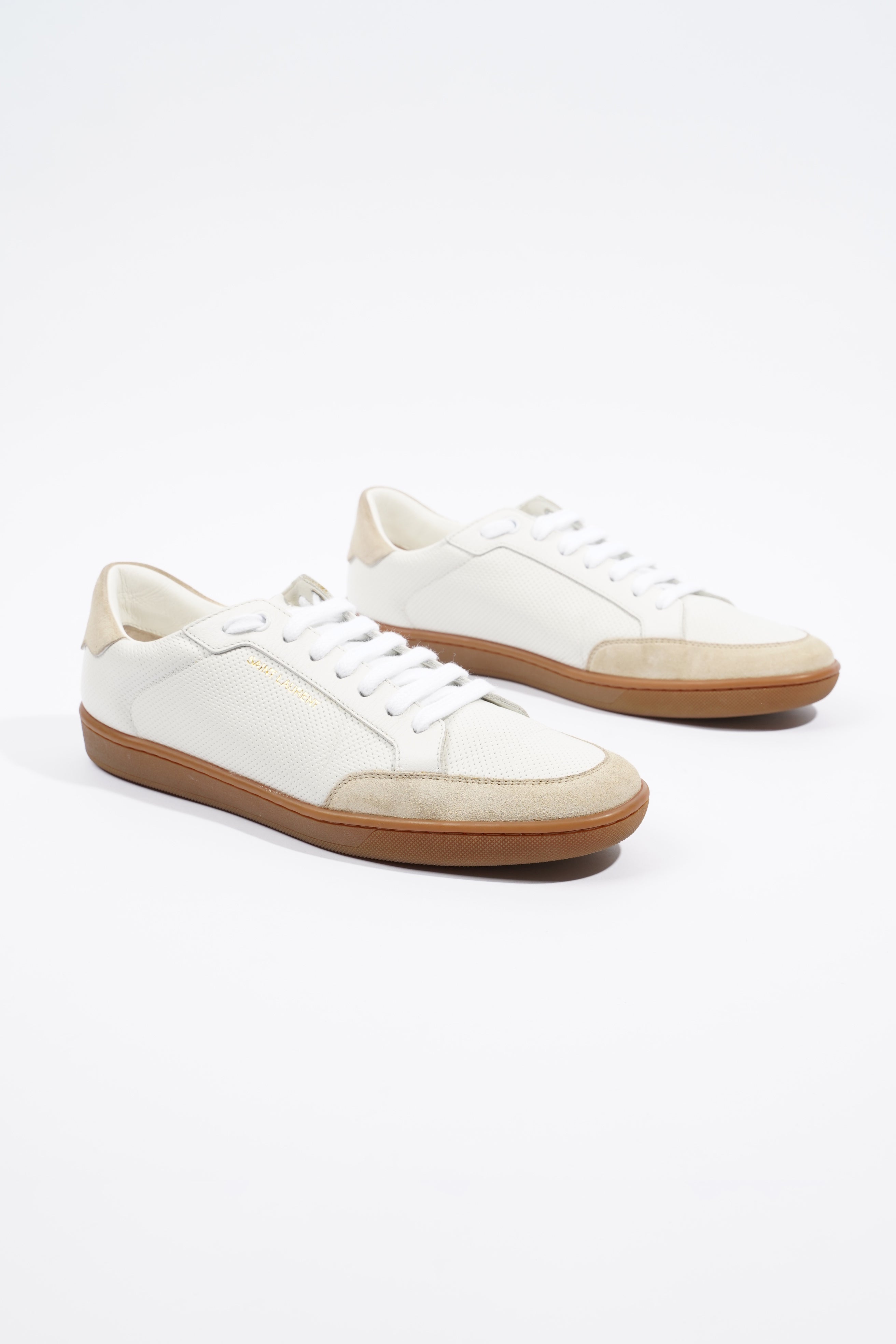 Saint Laurent SL-10 Sneaker White / Beige EU 39 / UK 5