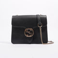 Gucci Womens Interlocking Bag Black / Gold Small