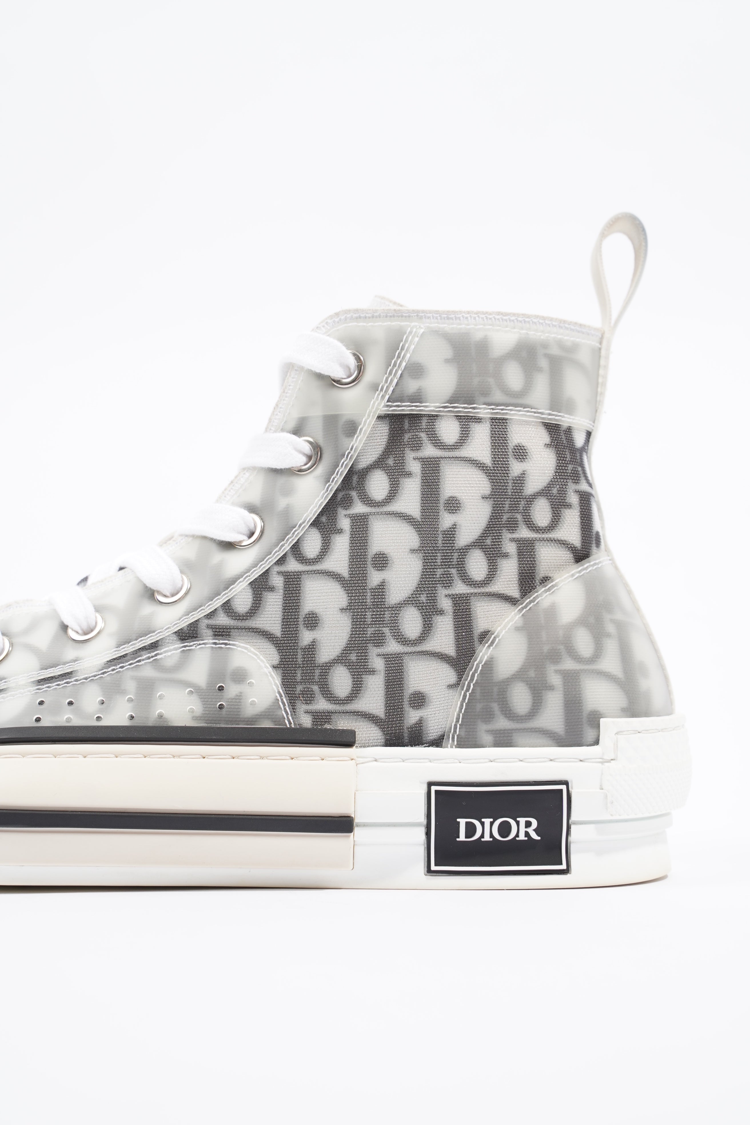 Christian Dior Womens B23 Grey Oblique EU 40.5 / UK 7.5