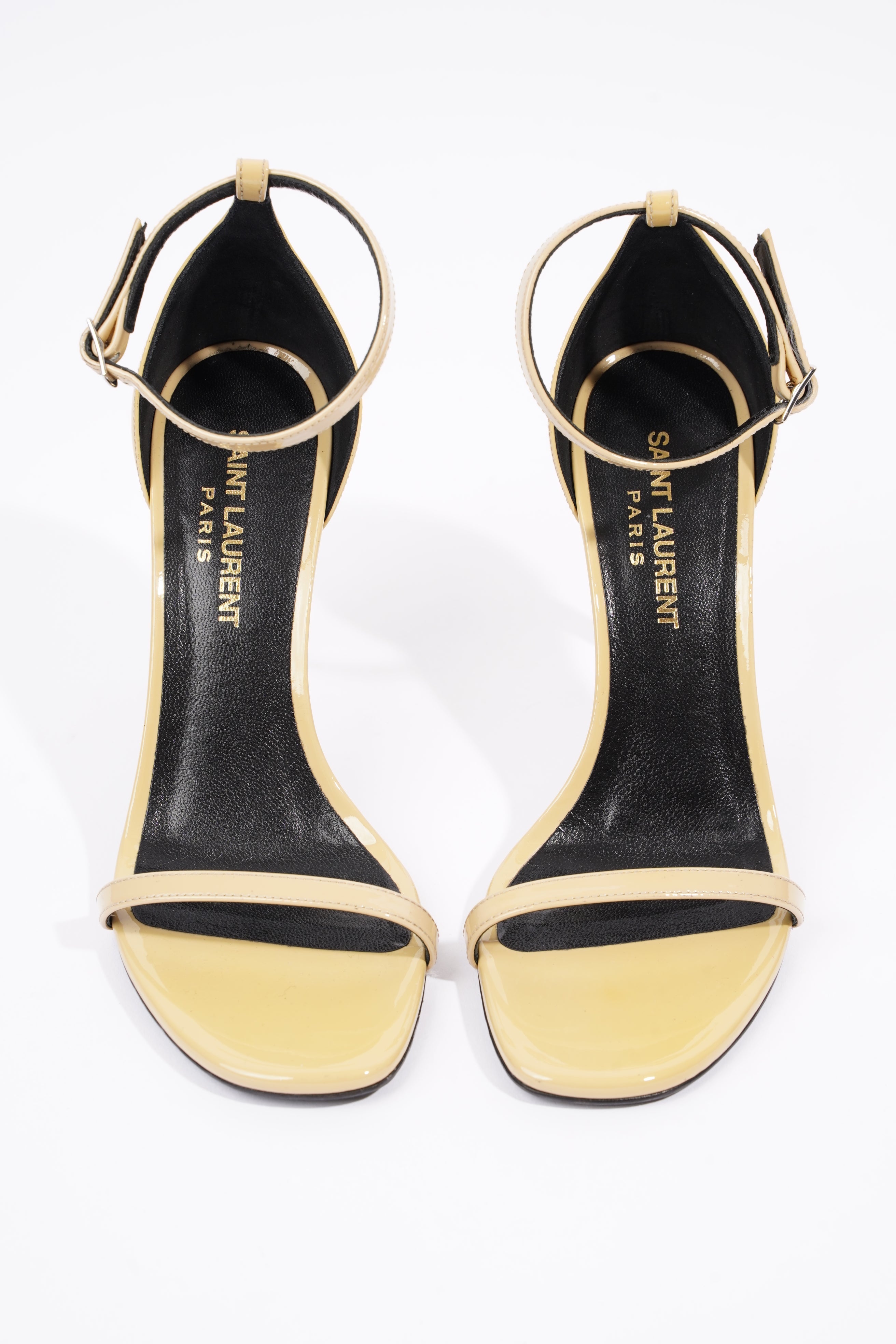 Saint Laurent Jane 105 Patent Mustard EU 35 / UK 2