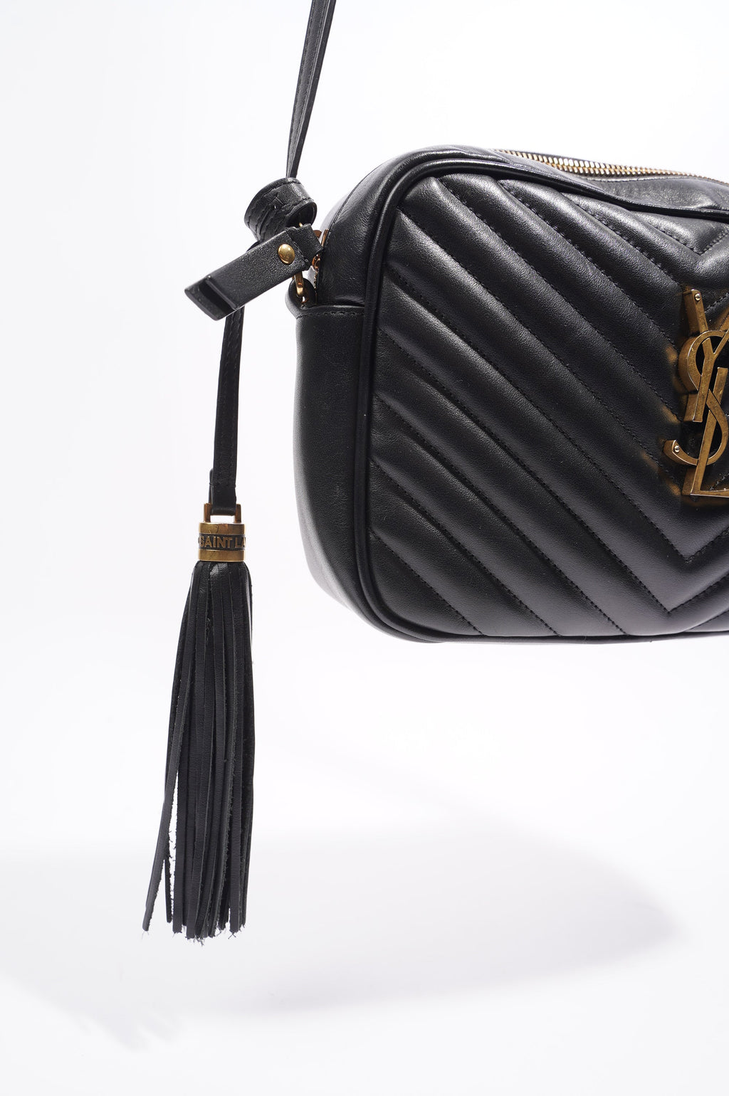 Saint Laurent Lou Camera Bag Black Leather Small