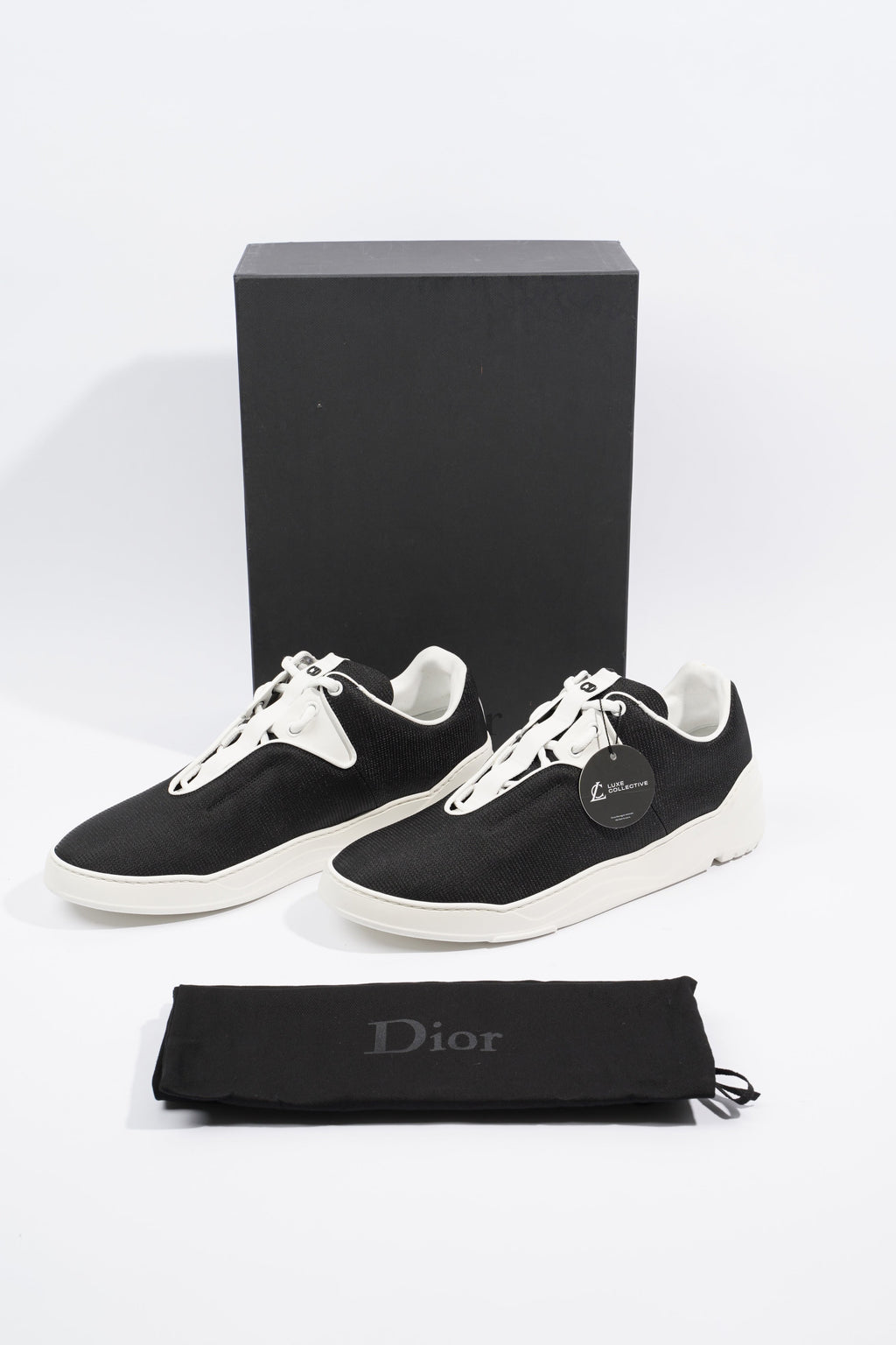 Christian Dior Mens B17 Sneaker Black / White EU 44 / UK 10