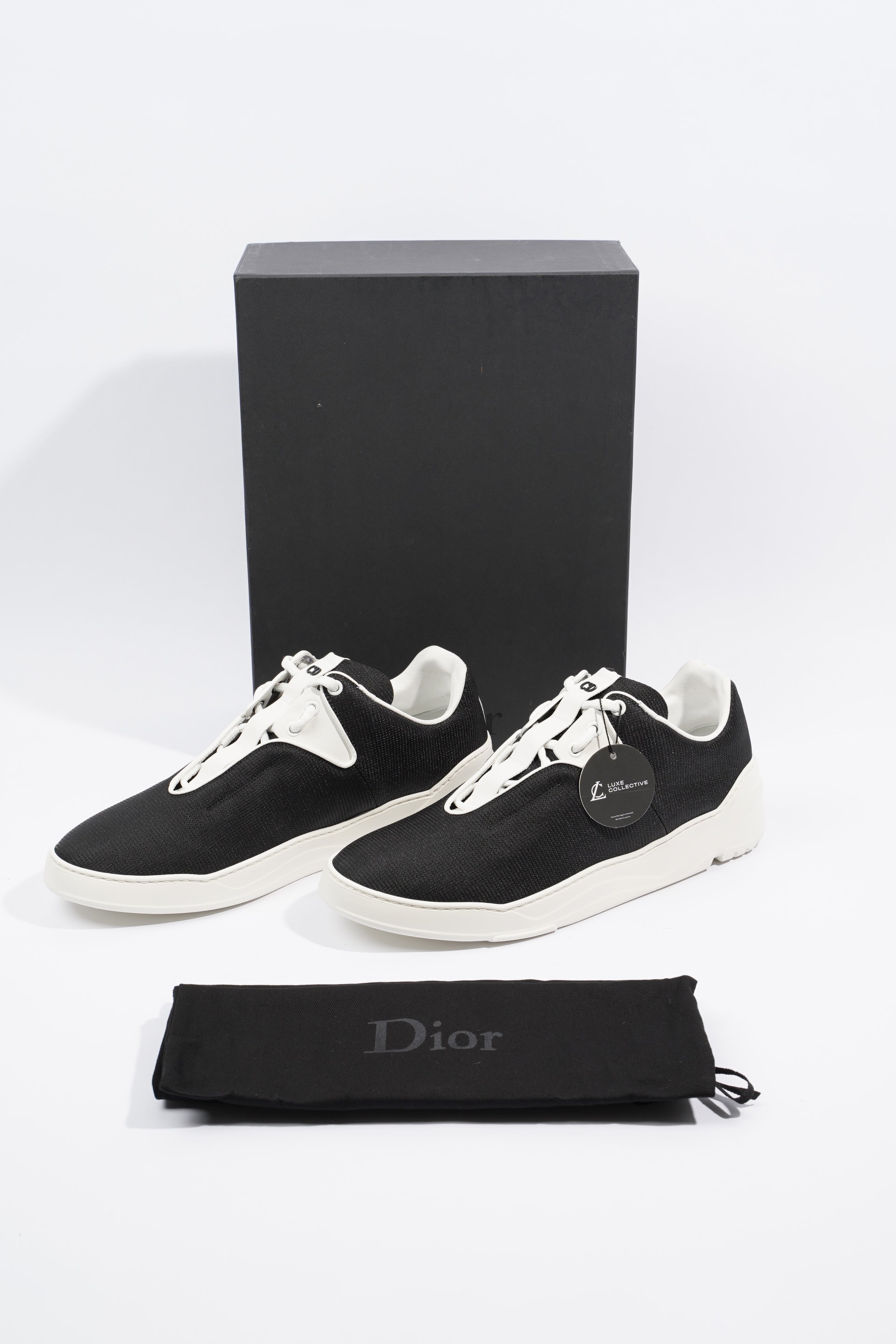 Christian Dior Mens B17 Sneaker Black / White EU 44 / UK 10