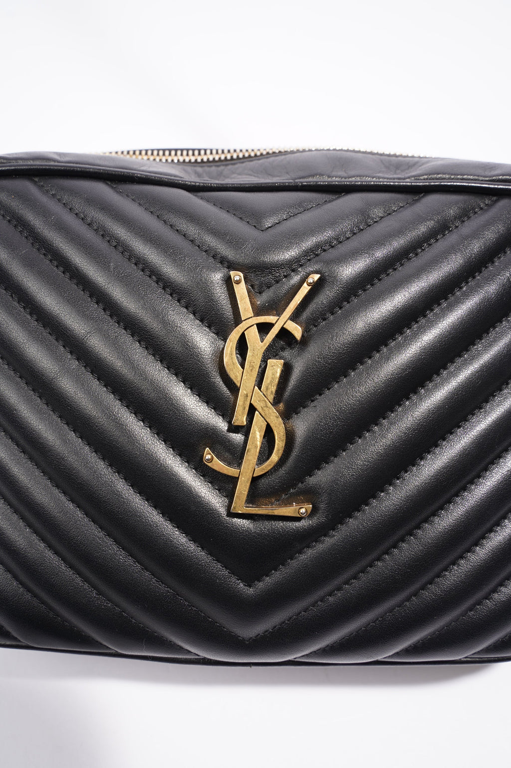 Saint Laurent Lou Camera Bag Black Leather Small
