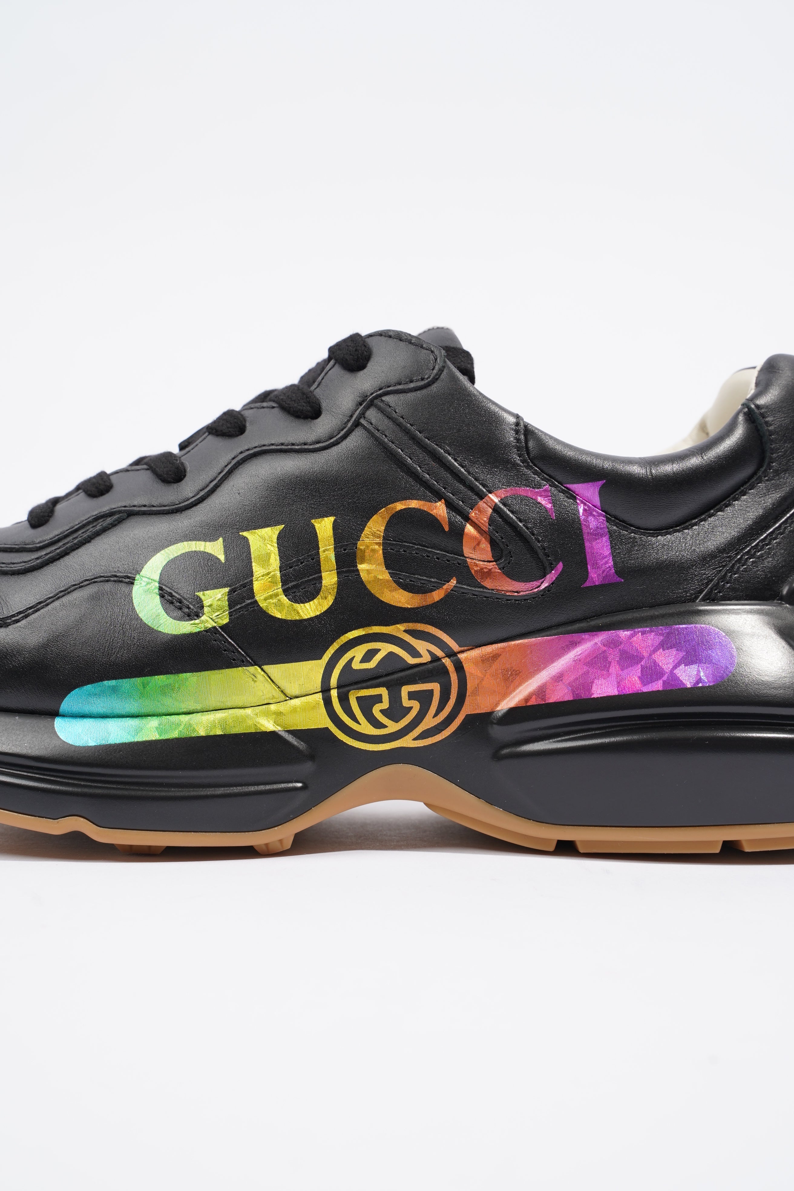 Gucci Rhyton Iridescent Black / Multicolour EU 42.5 / UK 8.5