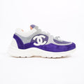 Chanel Womens CC Logo Blue / White EU 39 / UK 6