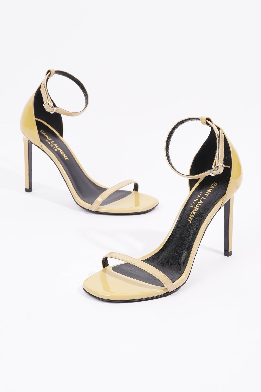 Saint Laurent Jane 105 Patent Mustard EU 35 / UK 2