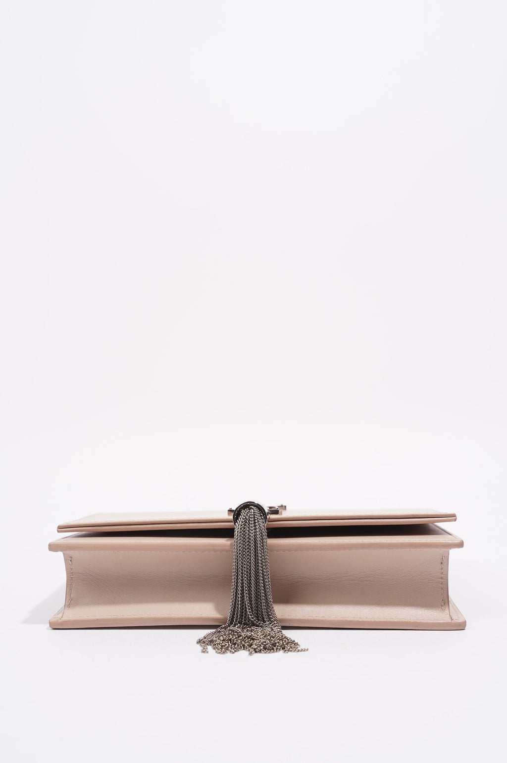 Saint Laurent Womens Kate Tassel Bag Pink Leather Small