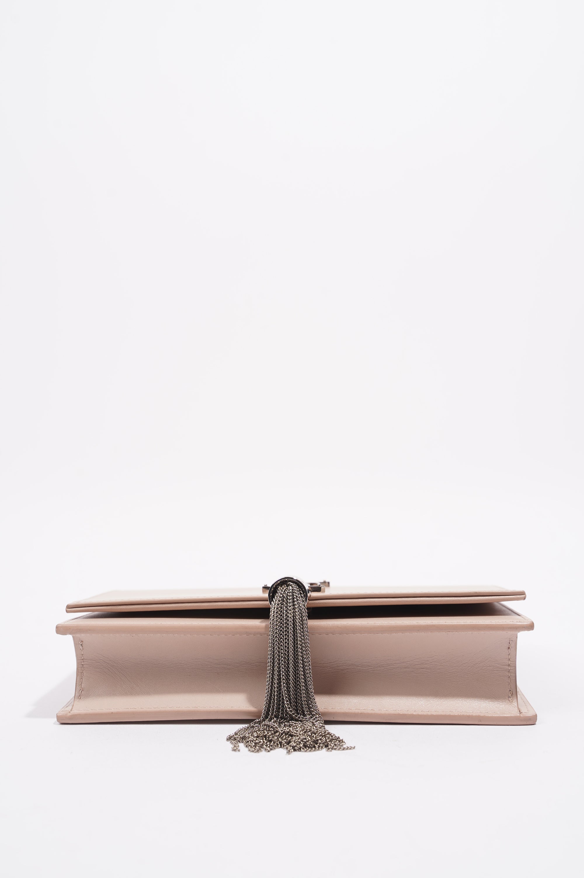Saint Laurent Womens Kate Tassel Bag Pink Leather Small