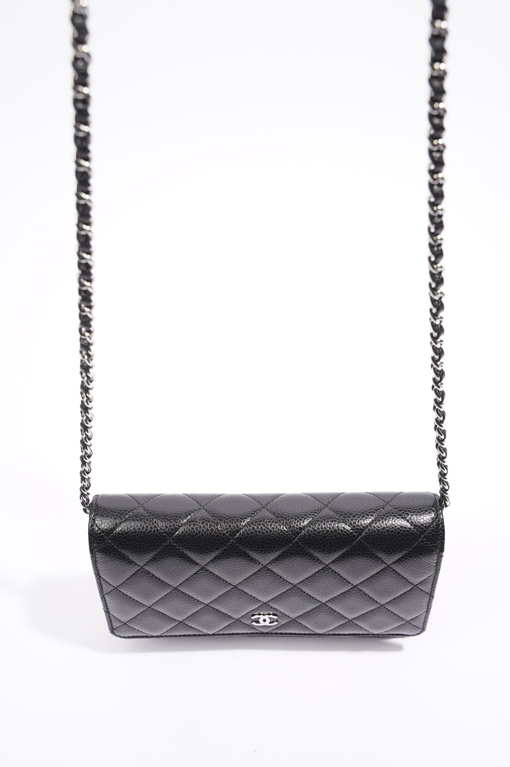 Chanel Wallet On Chain Black Caviar Leather