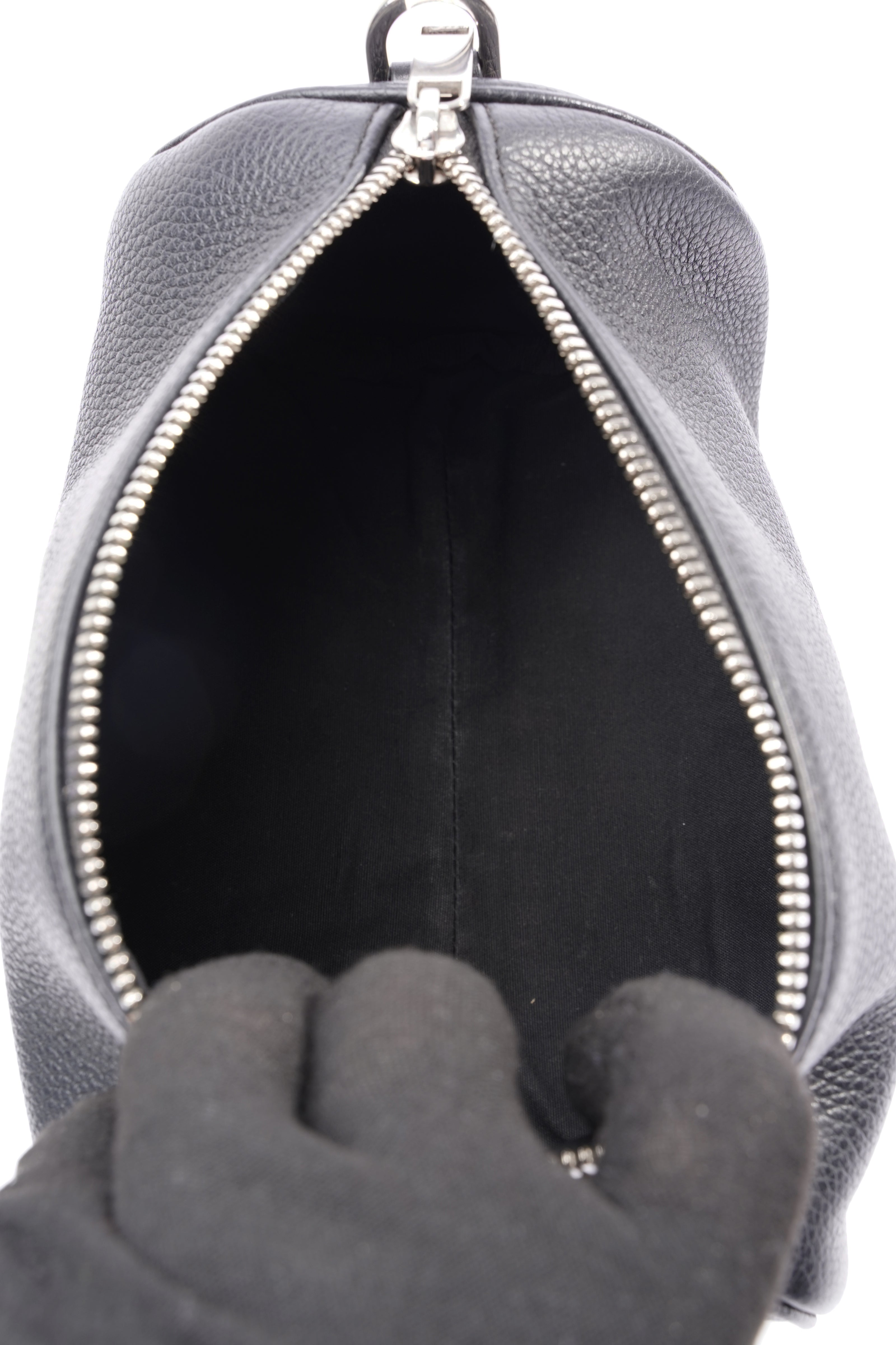Christian Dior Roller Bag Black Leather