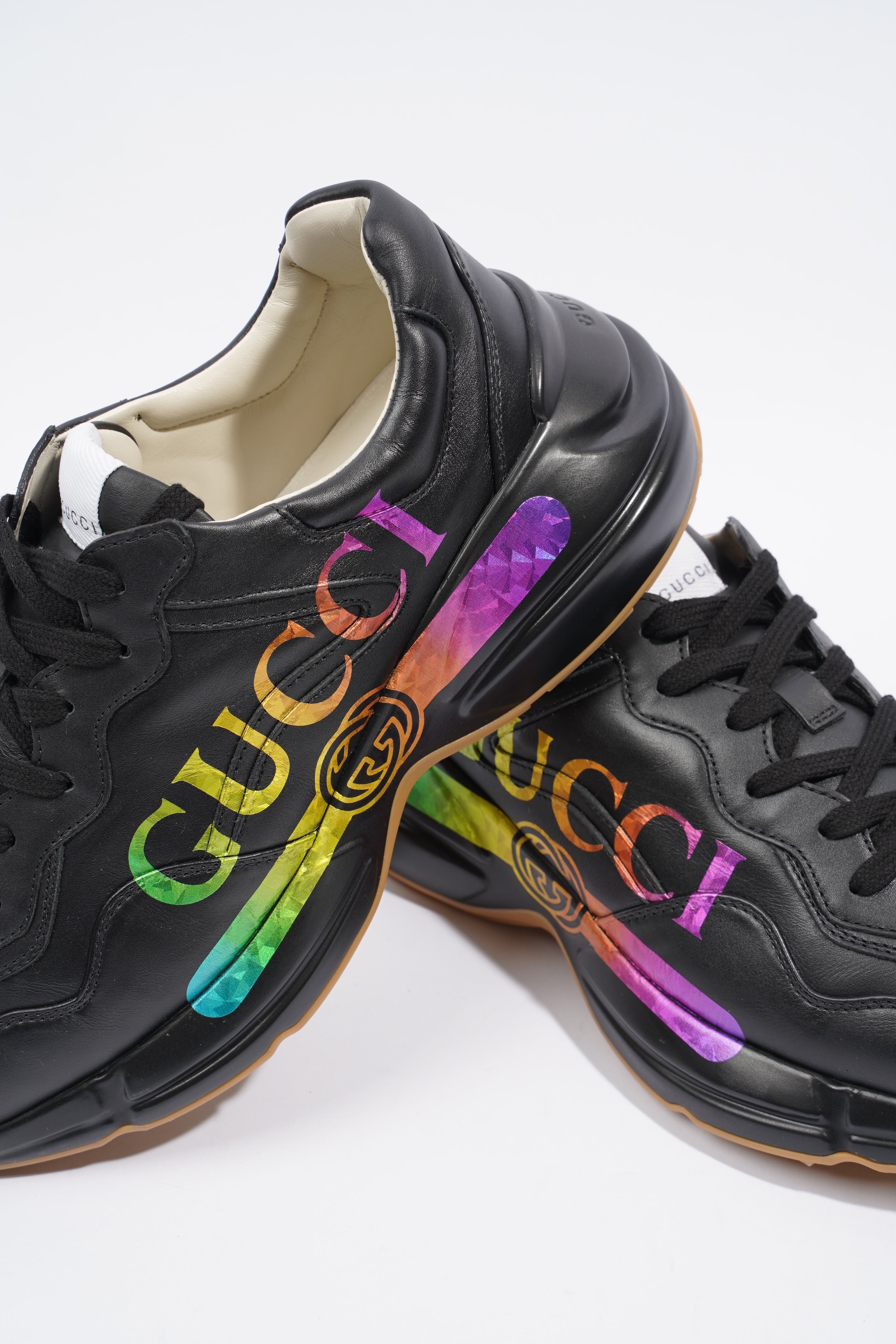 Gucci Rhyton Iridescent Black / Multicolour EU 42.5 / UK 8.5