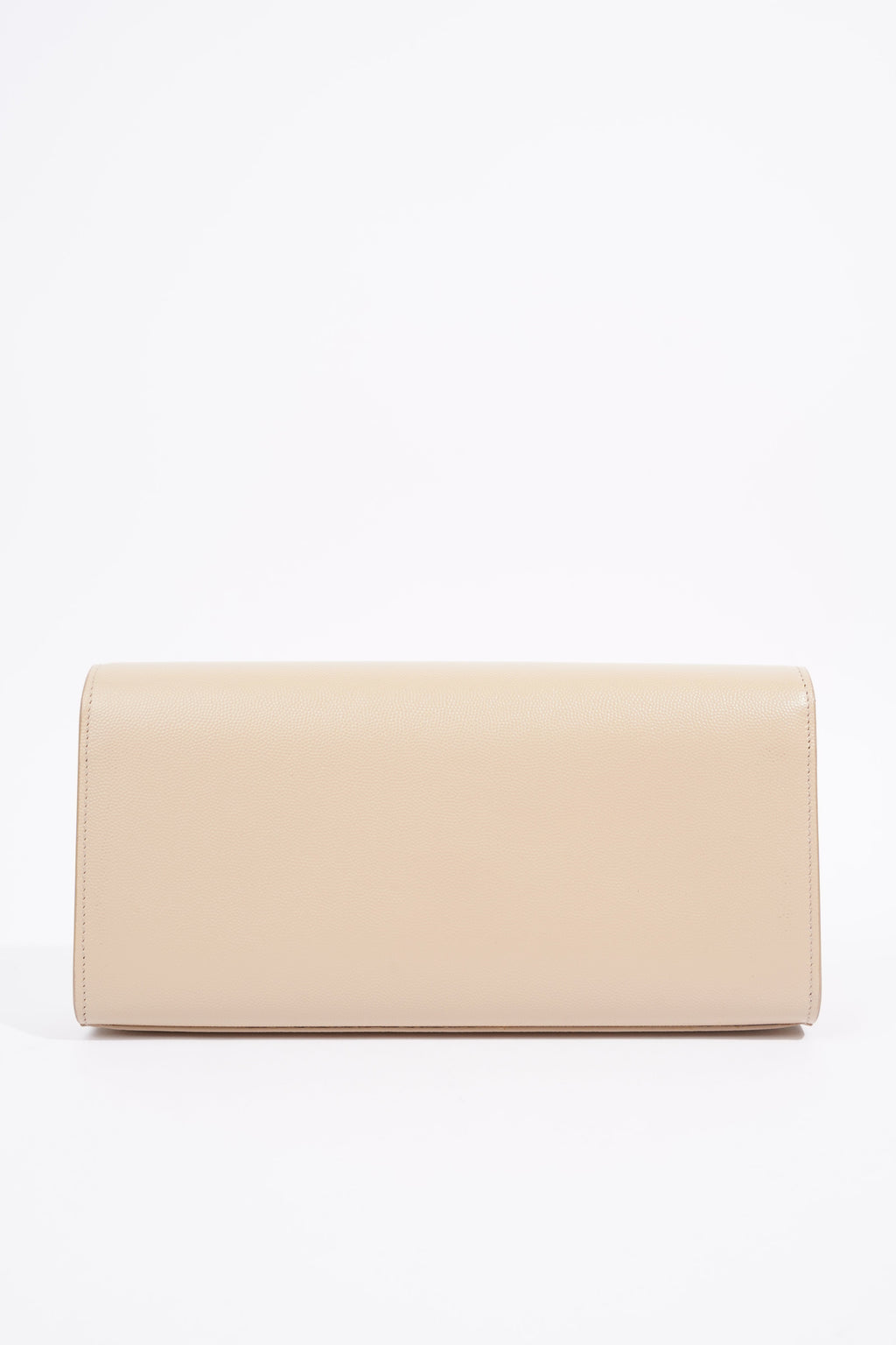 Saint Laurent Kate Clutch Cream Leather