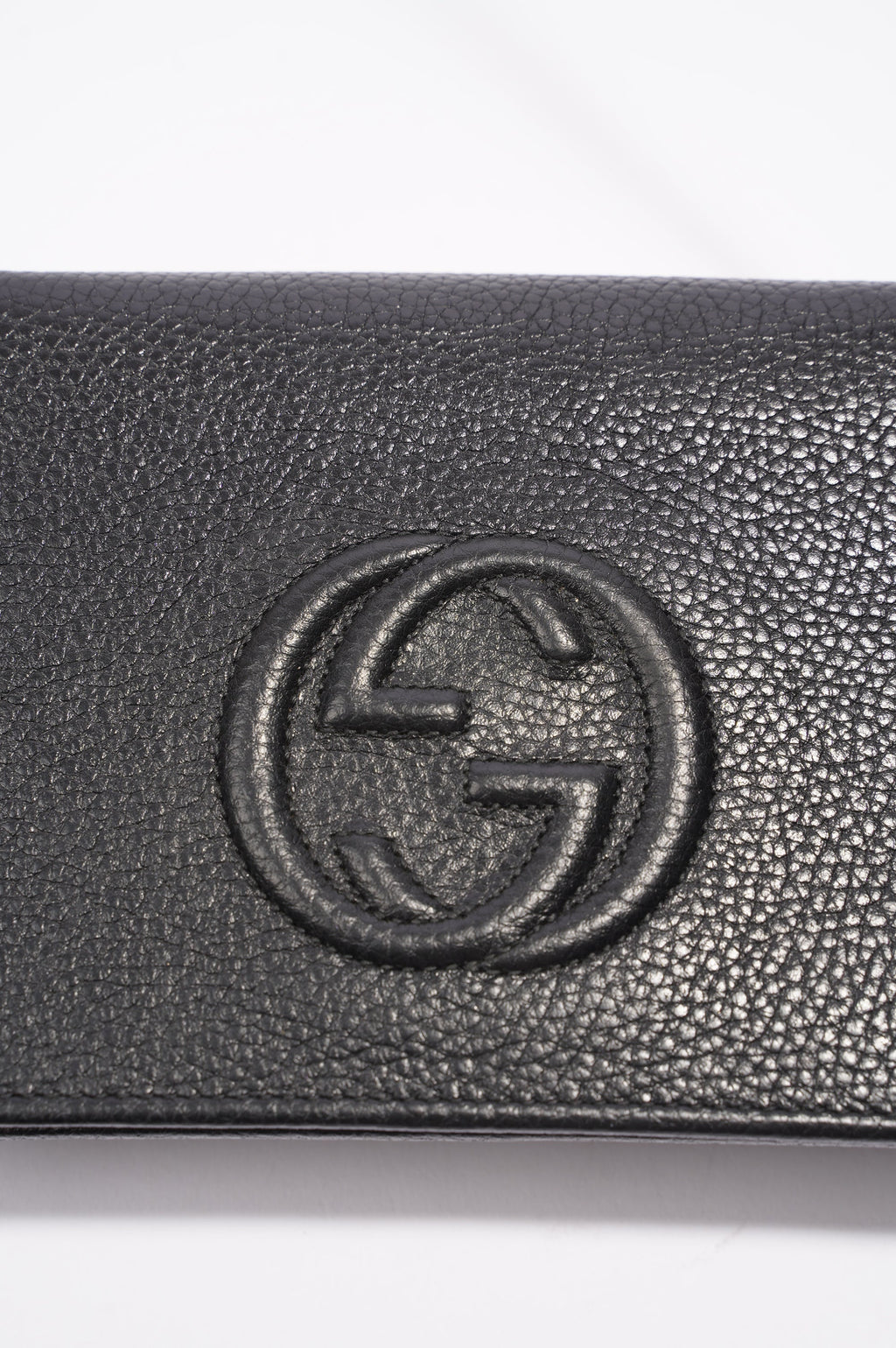 Gucci Soho Wallet on Chain Black Leather