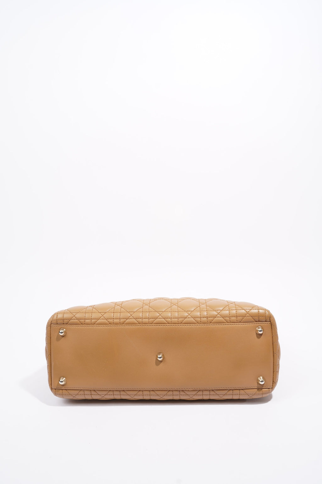 Christian Dior Womens Lady Dior Beige Large