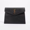 Saint Laurent Womens Uptown Pouch Black Small