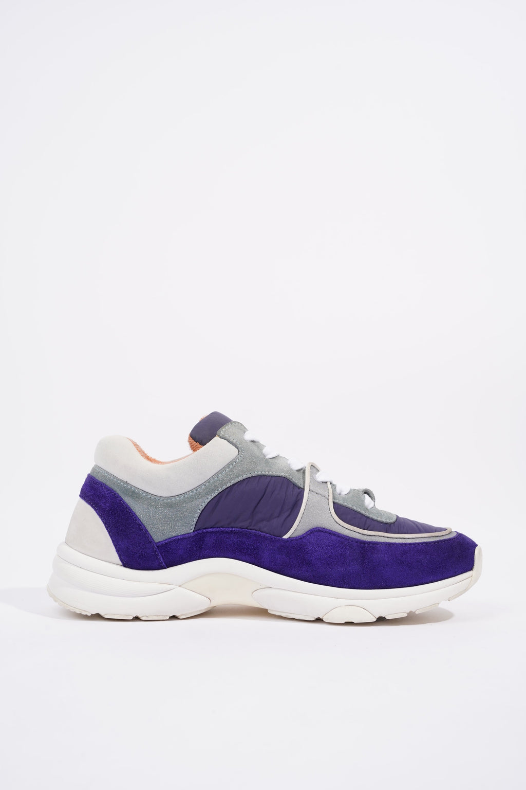 Chanel Womens CC Logo Blue / White EU 39 / UK 6