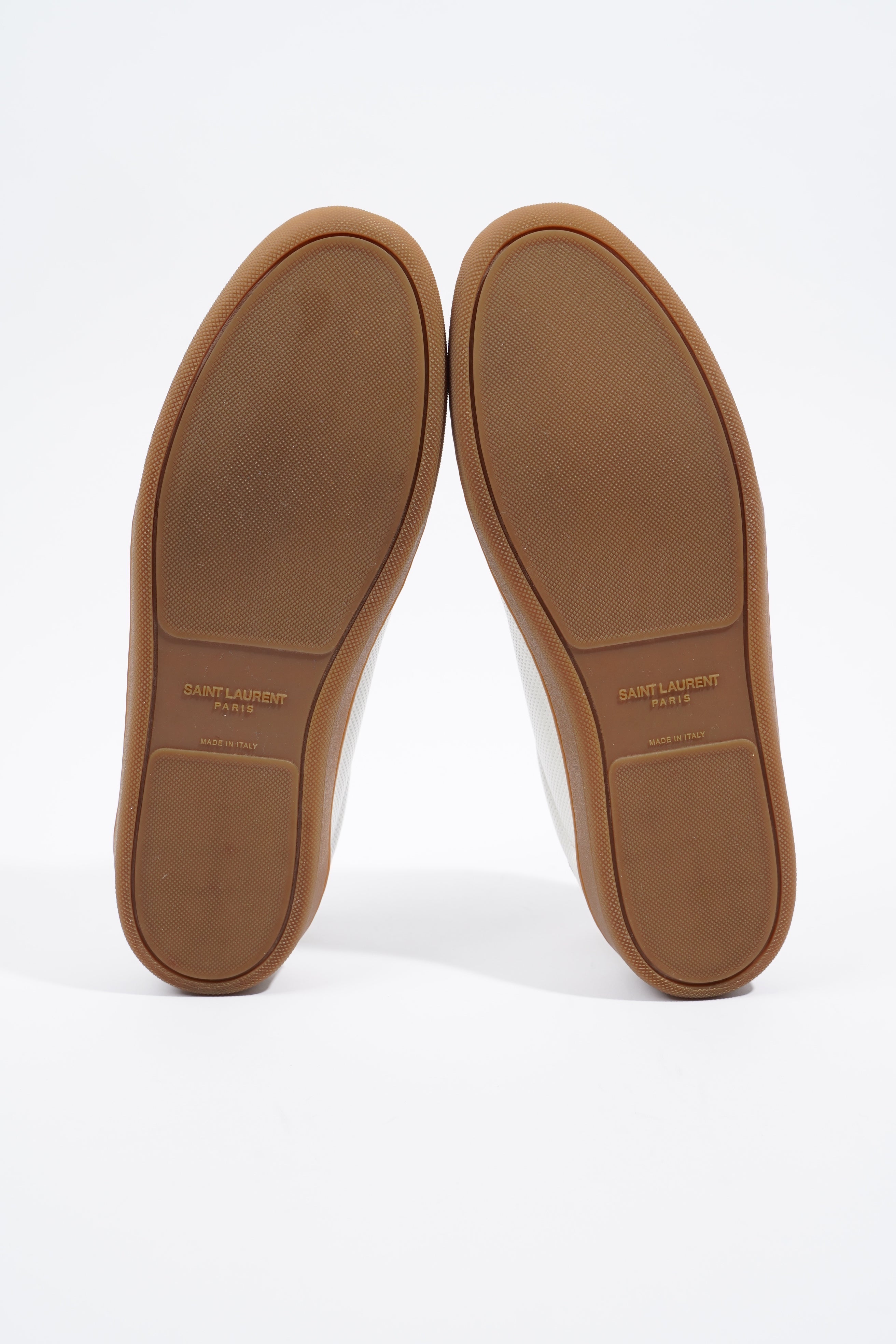Saint Laurent SL-10 Sneaker White / Beige EU 39 / UK 5