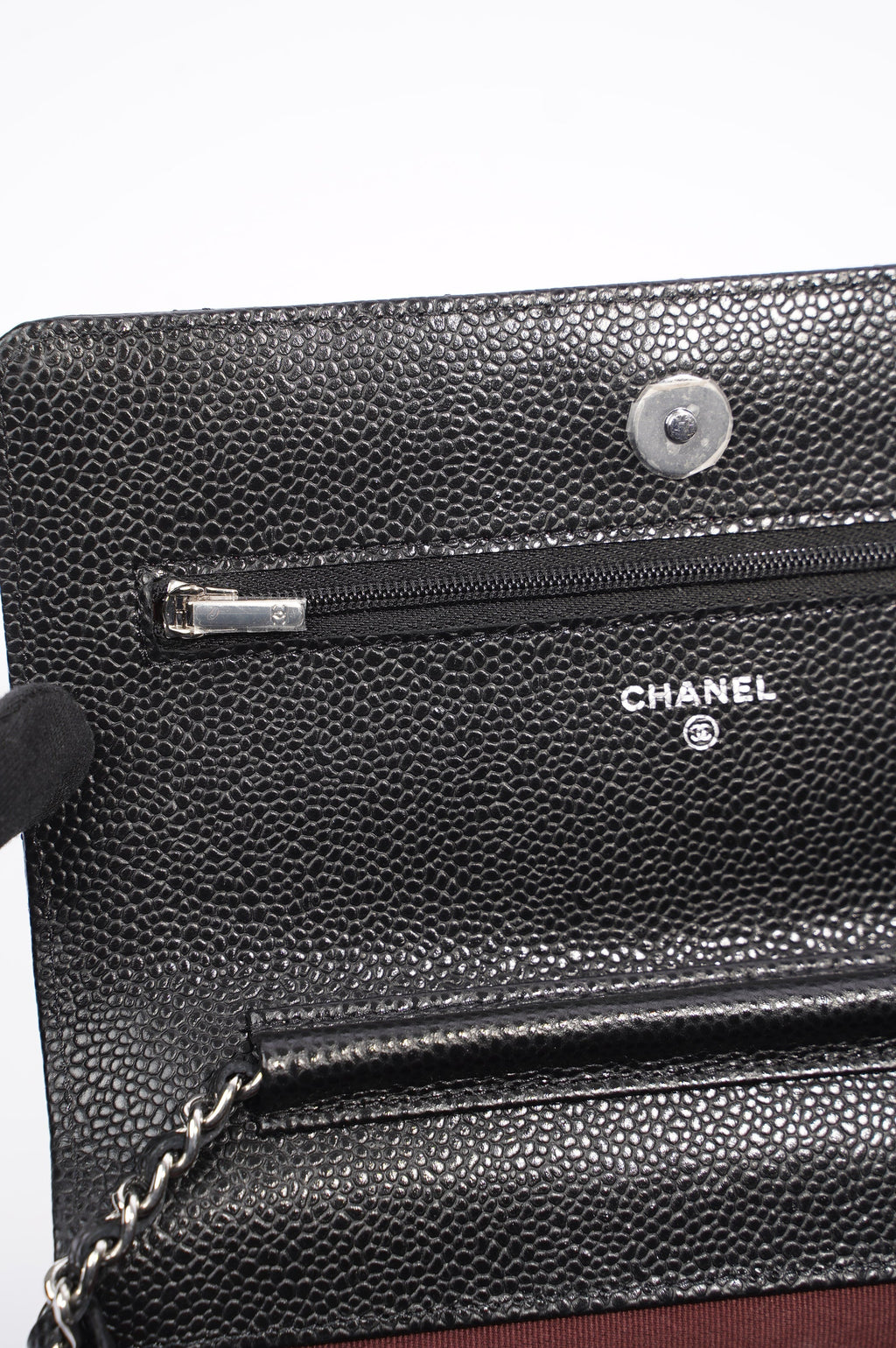 Chanel Wallet On Chain Black Caviar Leather
