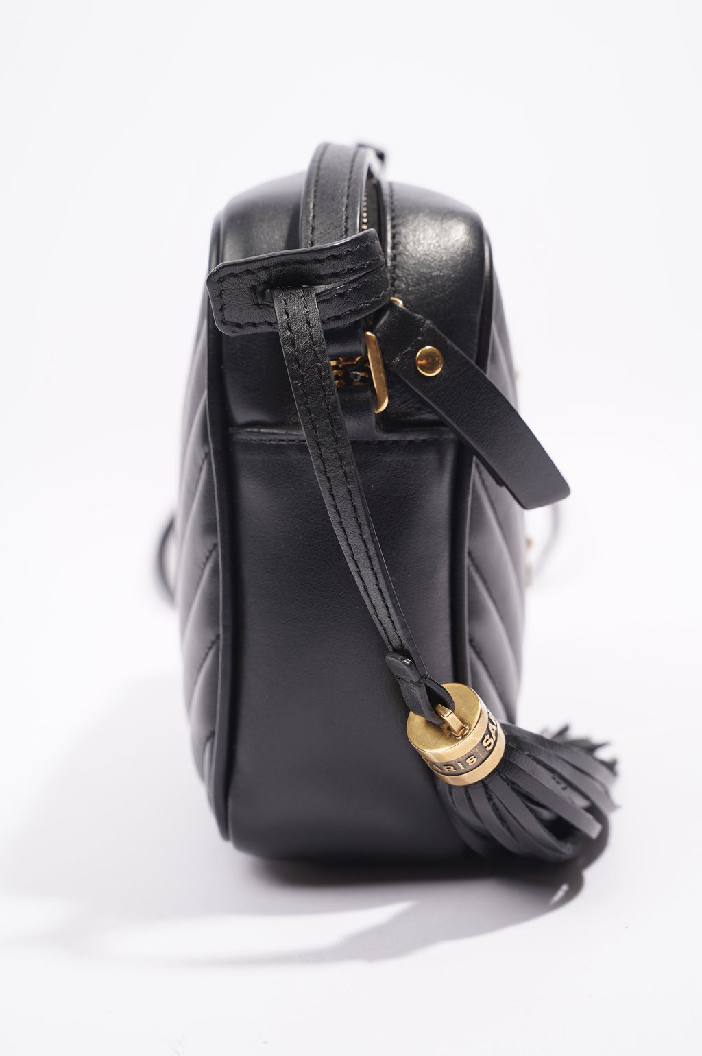 Saint Laurent Lou Camera Bag Black Leather Small