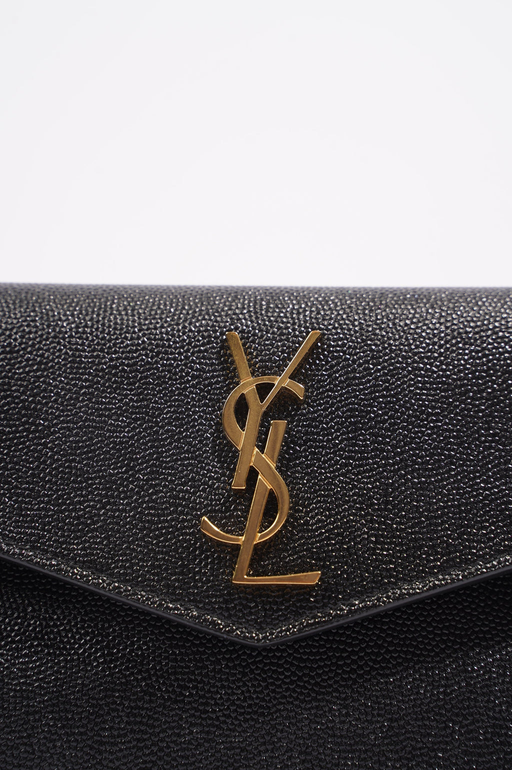 Saint Laurent Womens Uptown Pouch Black Small