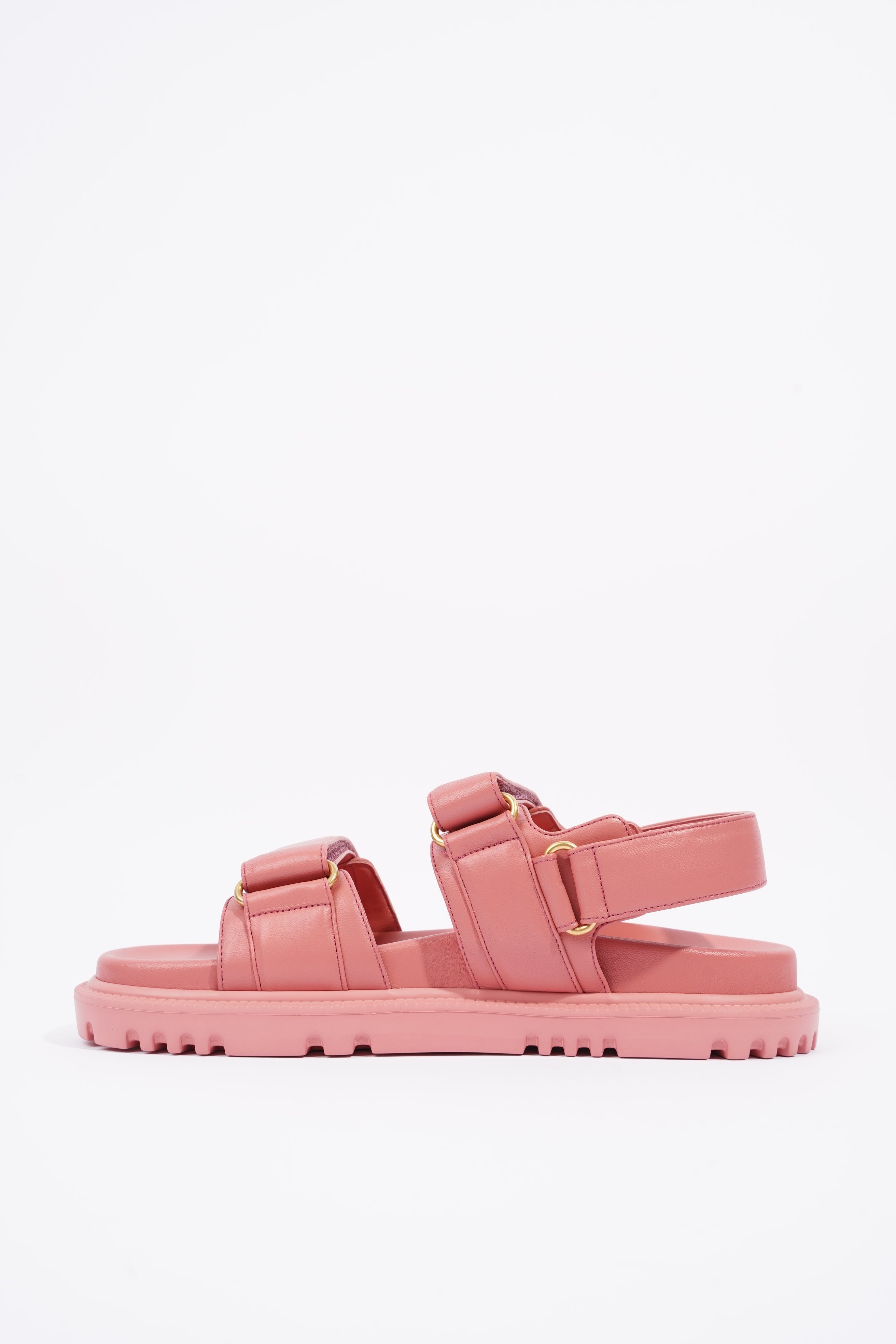 Christian Dior Womens Act Sandal Dusty Coral EU 37.5 / UK 4.5