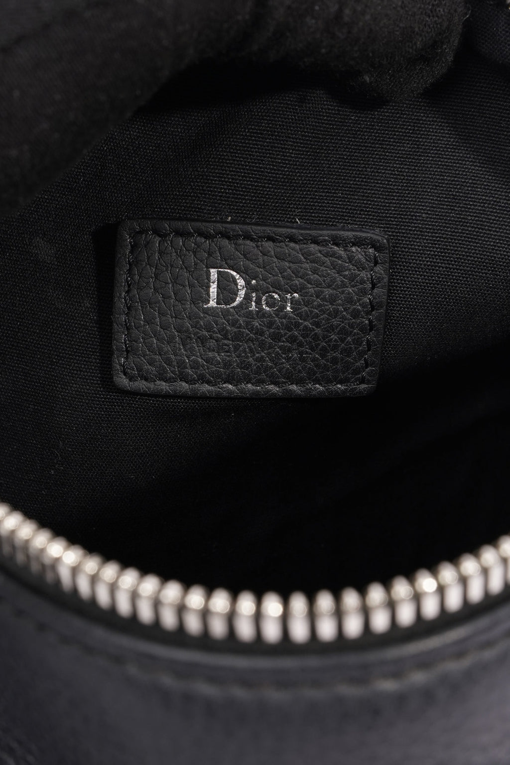 Christian Dior Roller Bag Black Leather