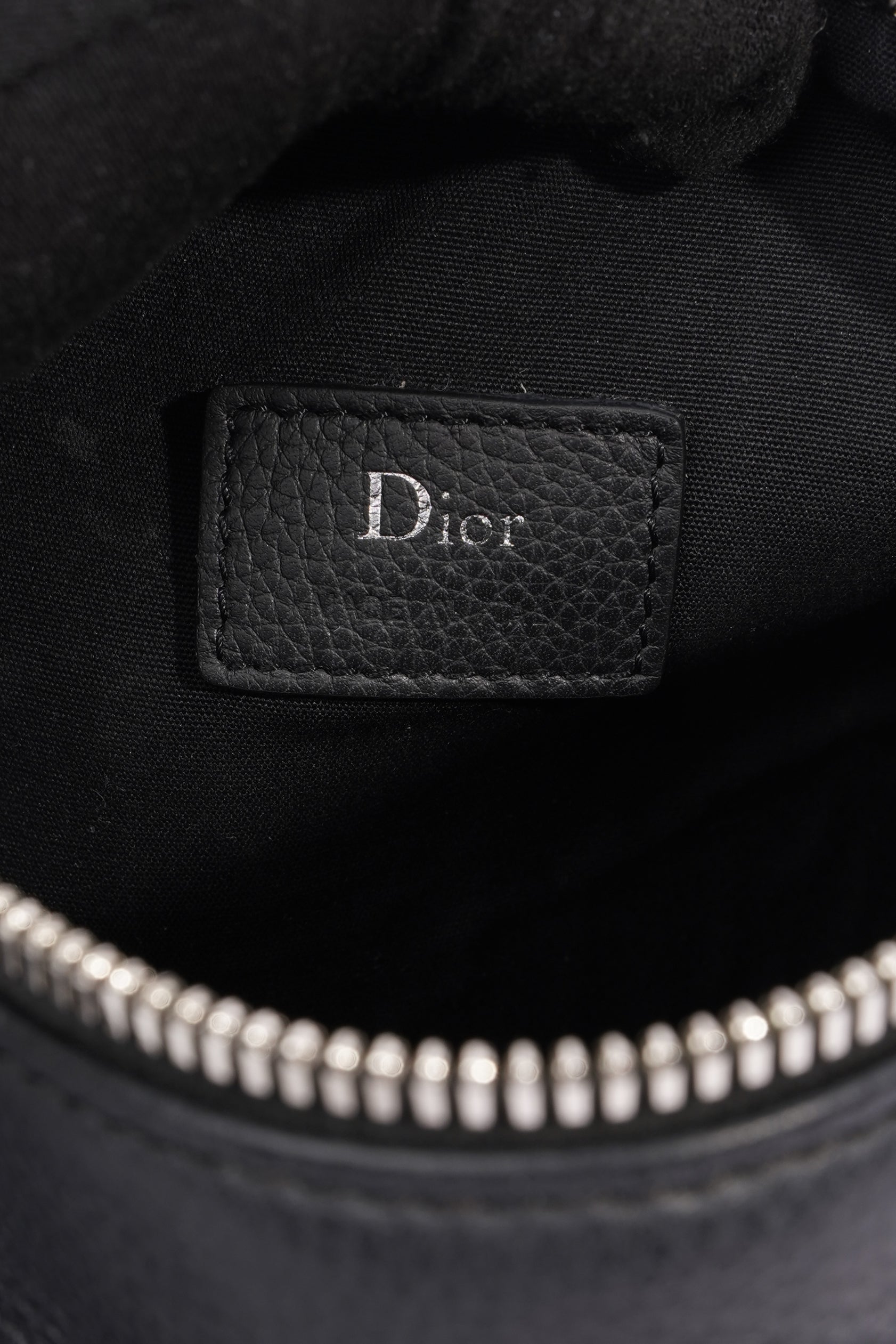 Christian Dior Roller Bag Black Leather