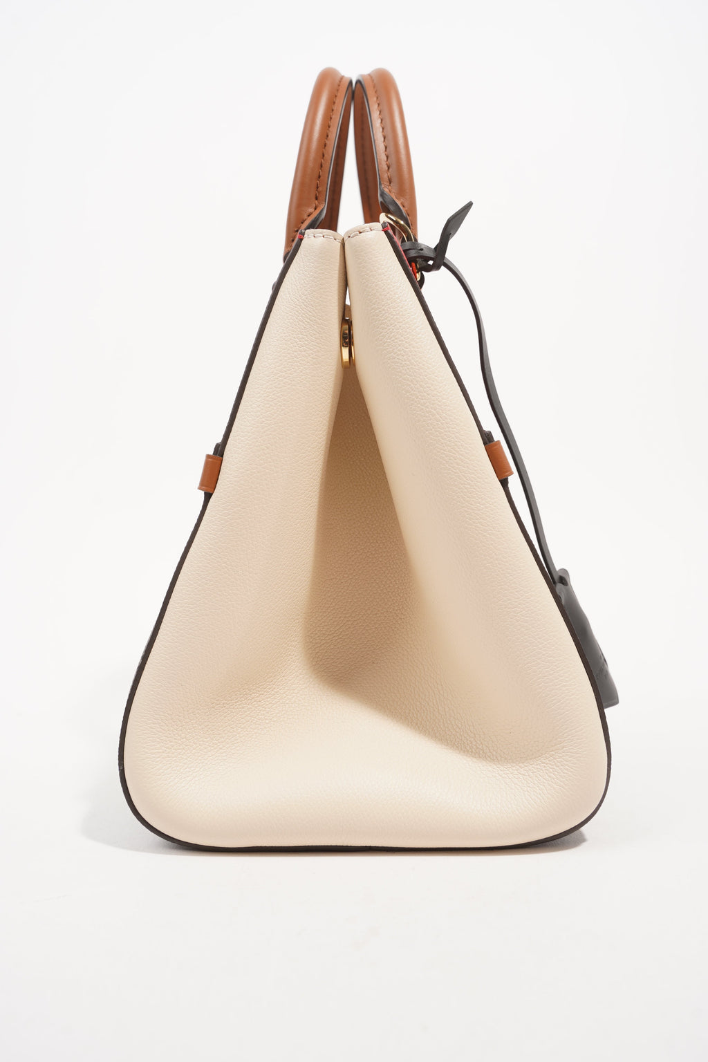 Louis Vuitton Womens Fold Tote Monogram Red Cream PM