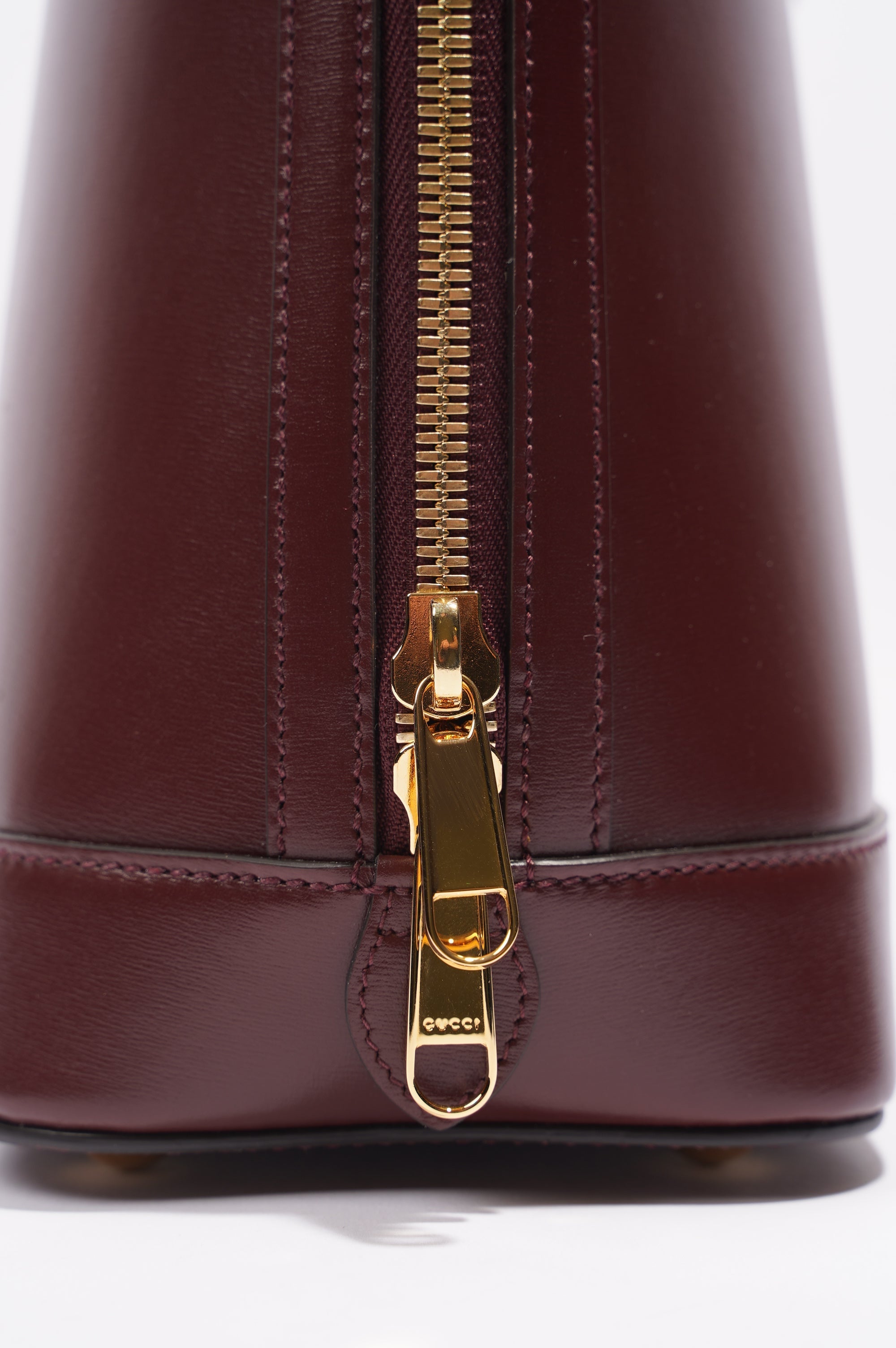 Gucci 1955 Horsebit Duffle Bag Burgundy Leather OS