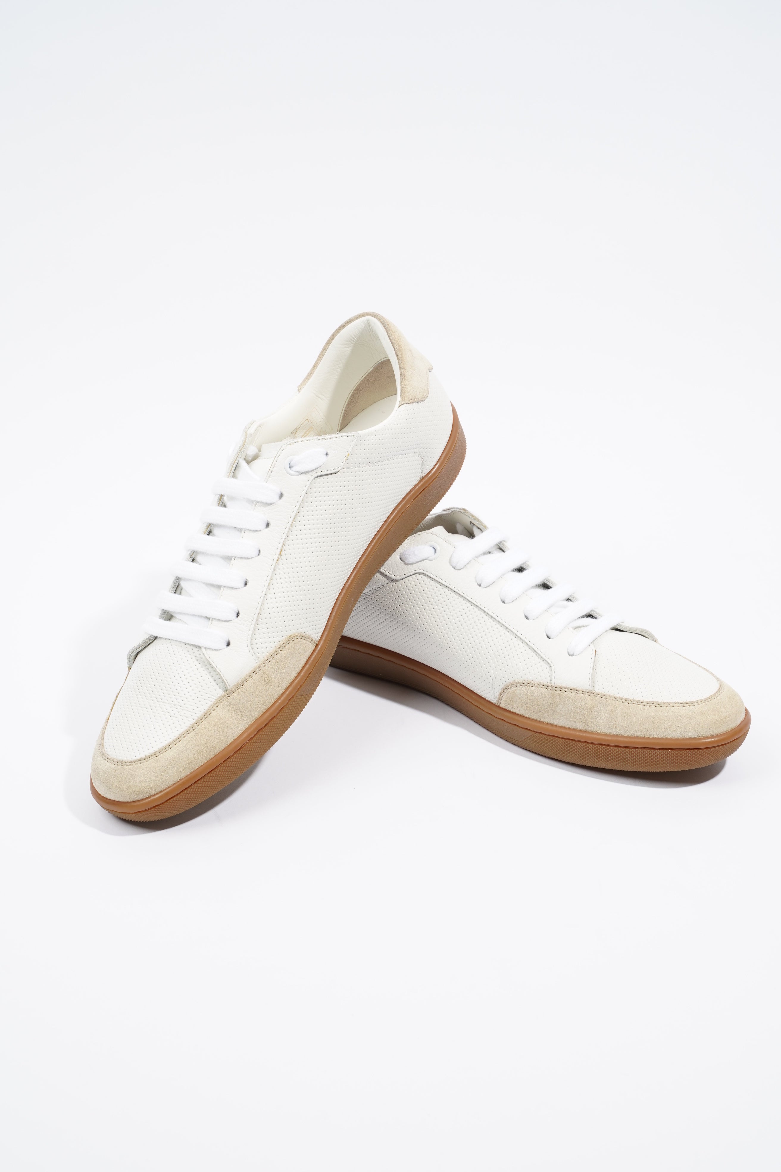 Saint Laurent SL-10 Sneaker White / Beige EU 39 / UK 5