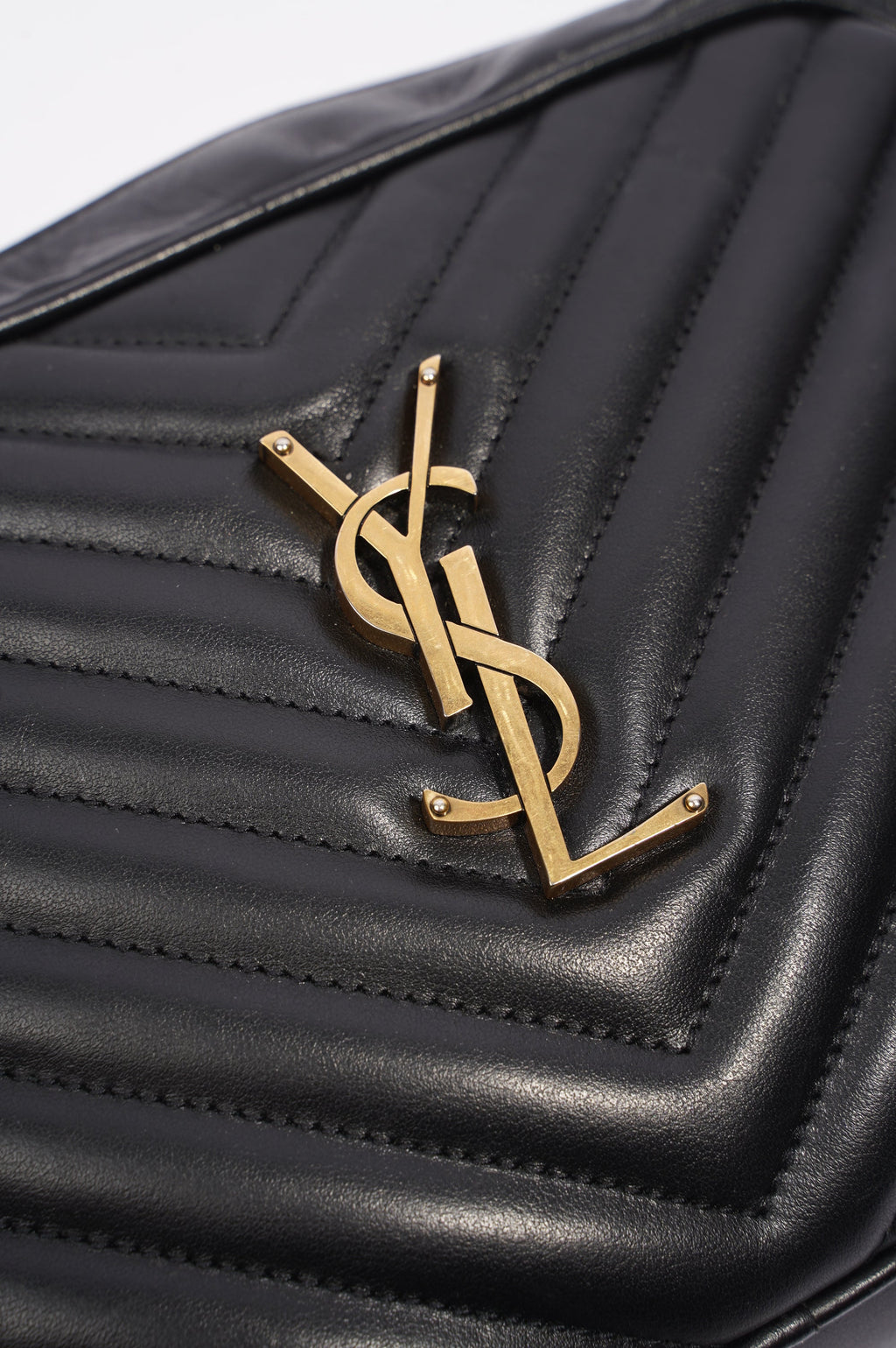 Saint Laurent Lou Camera Bag Black Leather Small