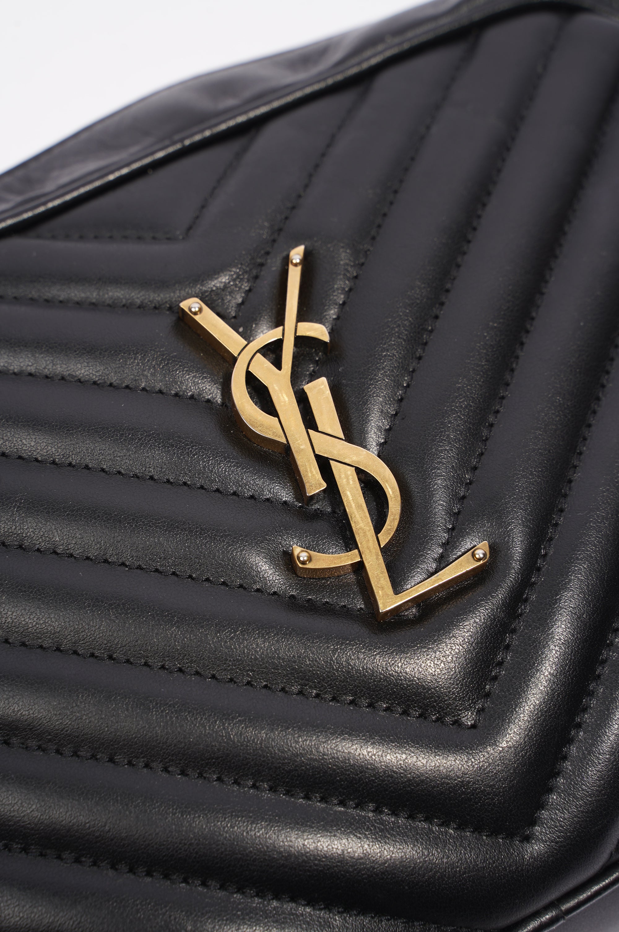 Saint Laurent Lou Camera Bag Black Leather Small