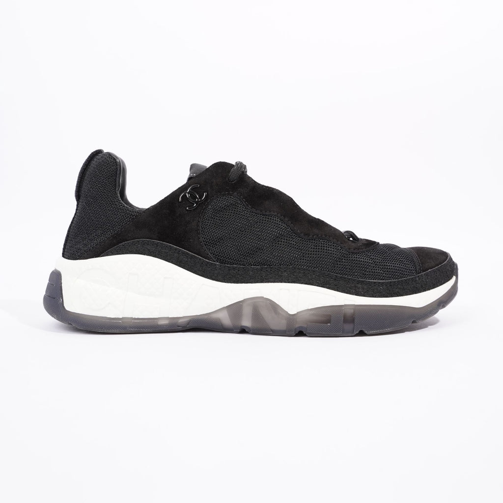Chanel CC Logo Runners Black / White EU 40.5 / UK 7.5