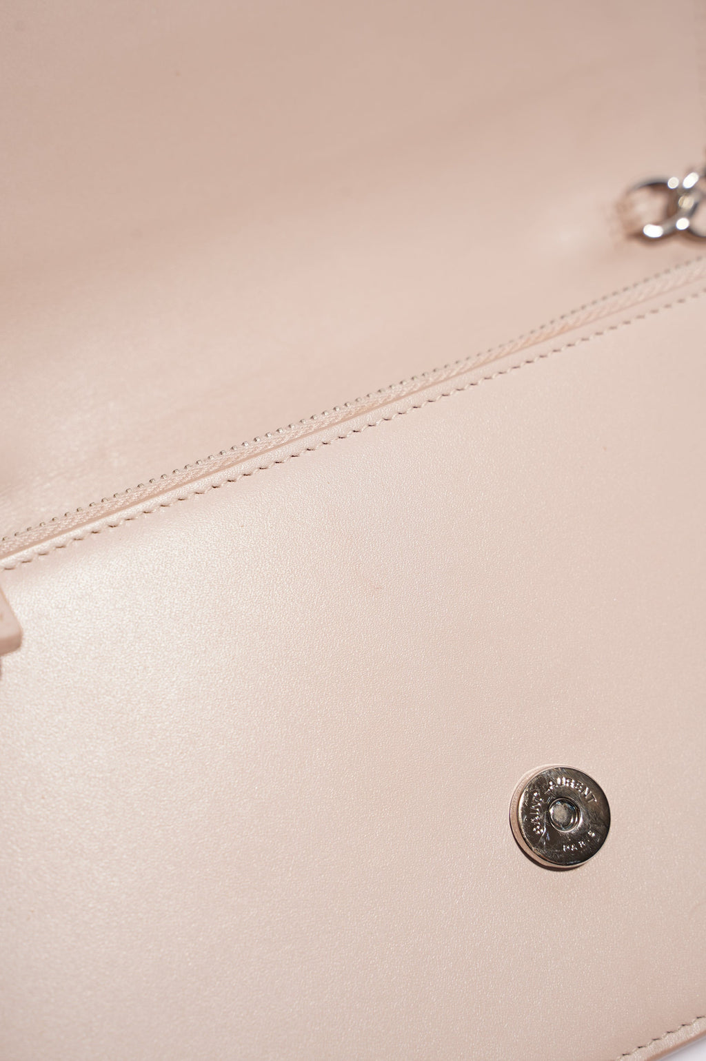 Saint Laurent Womens Kate Tassel Bag Pink Leather Small