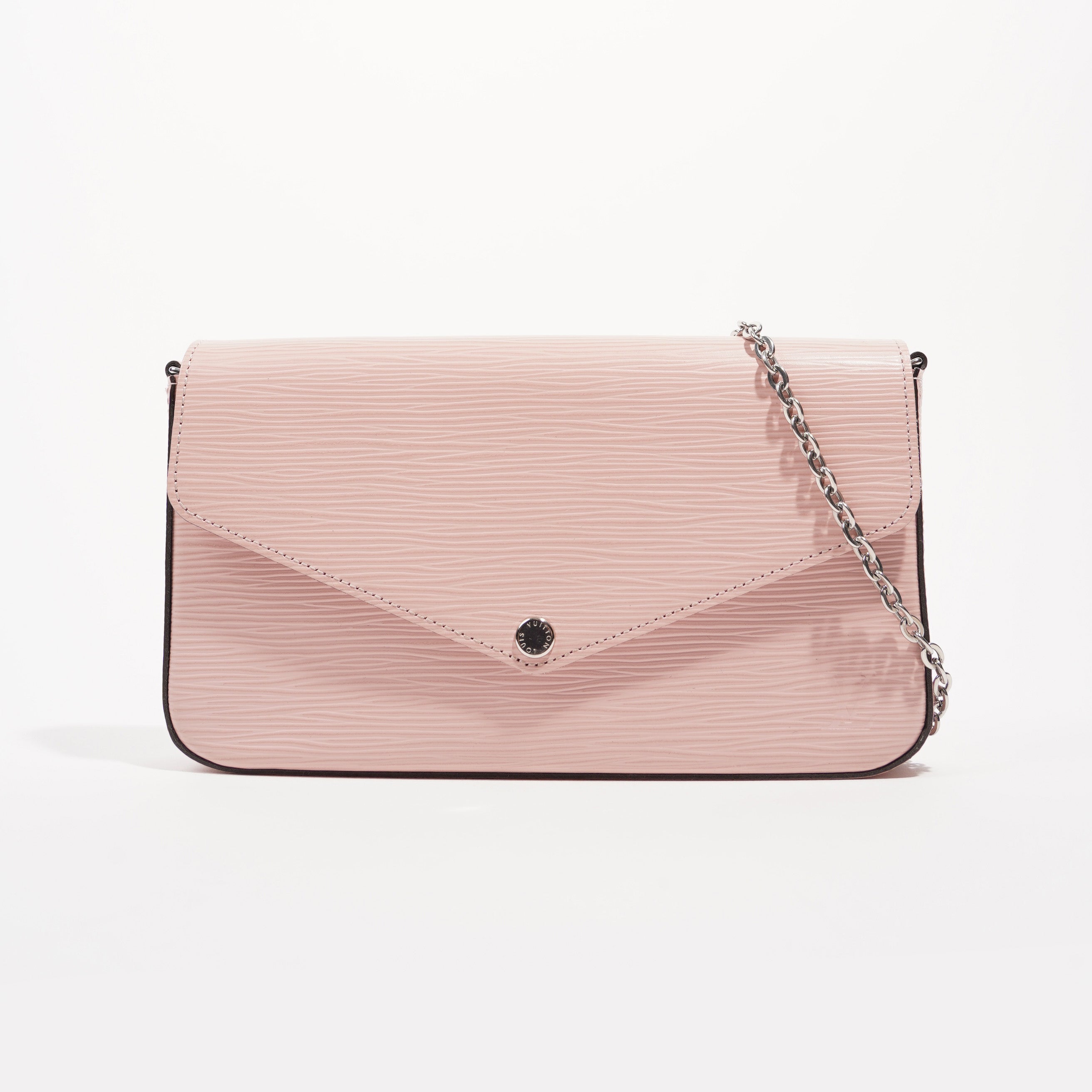 Louis Vuitton Womens Pochette Felicie Rose Epi Leather
