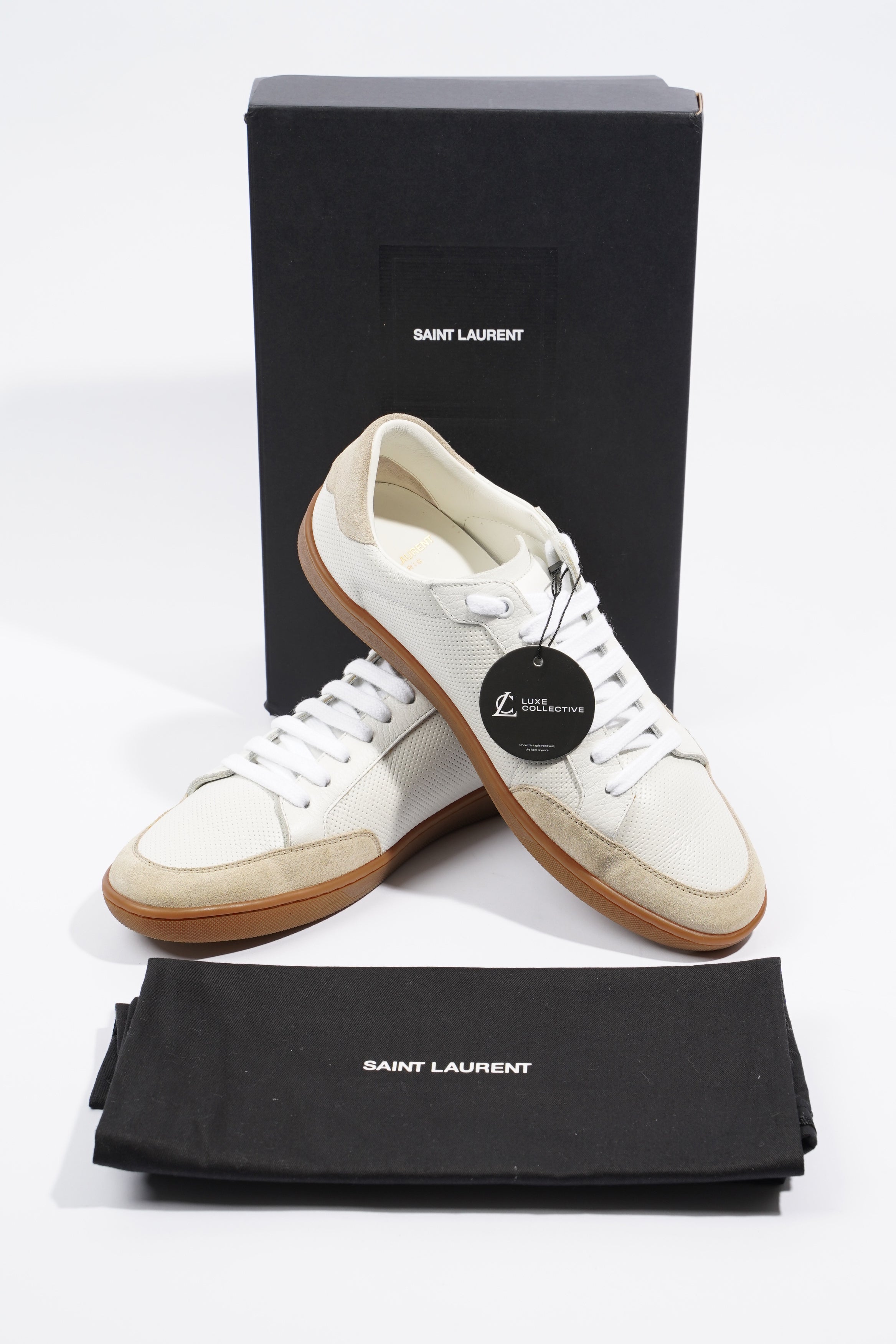 Saint Laurent SL-10 Sneaker White / Beige EU 39 / UK 5