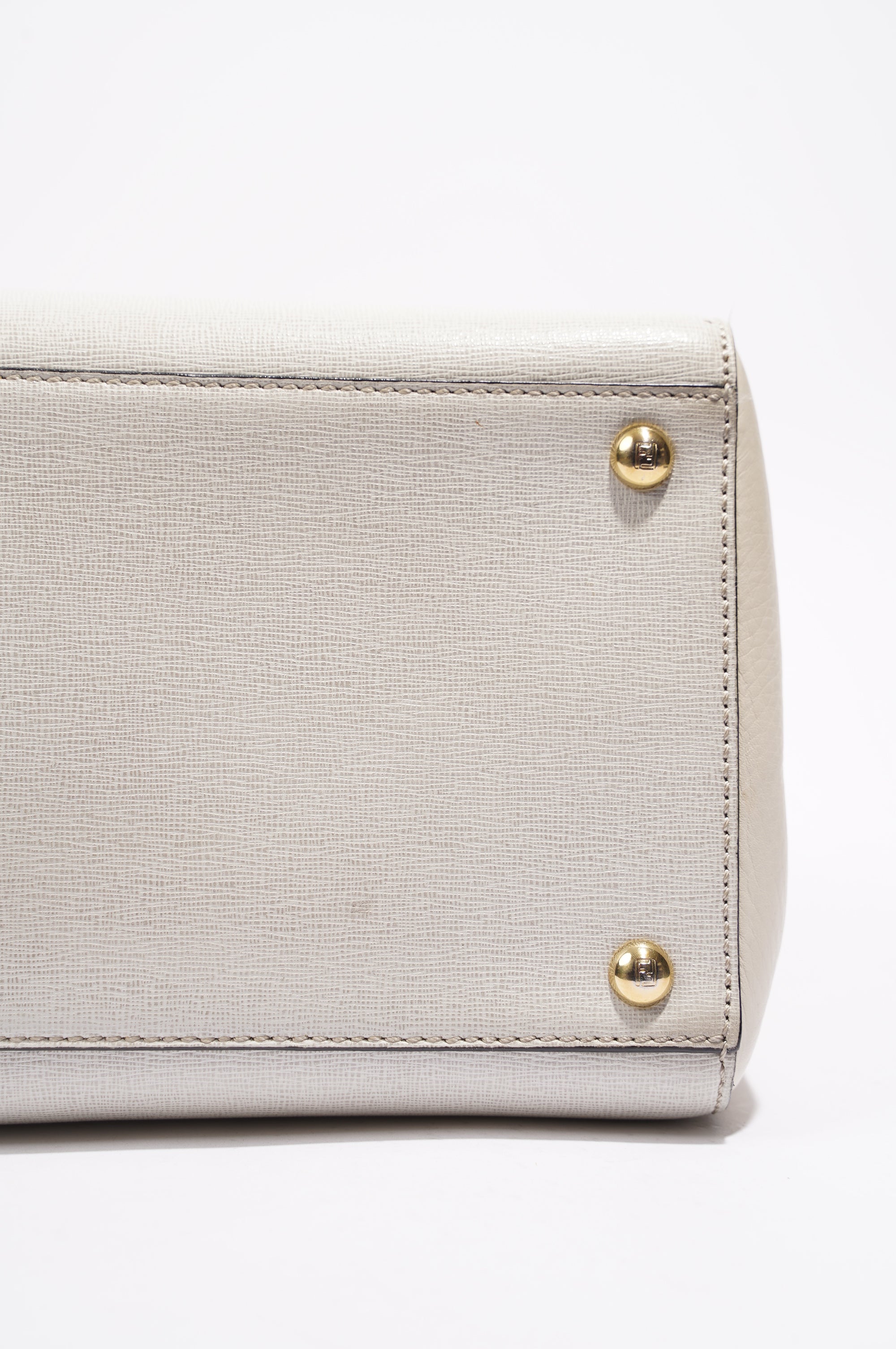 Fendi Womens 2Jours Grey / Beige Large