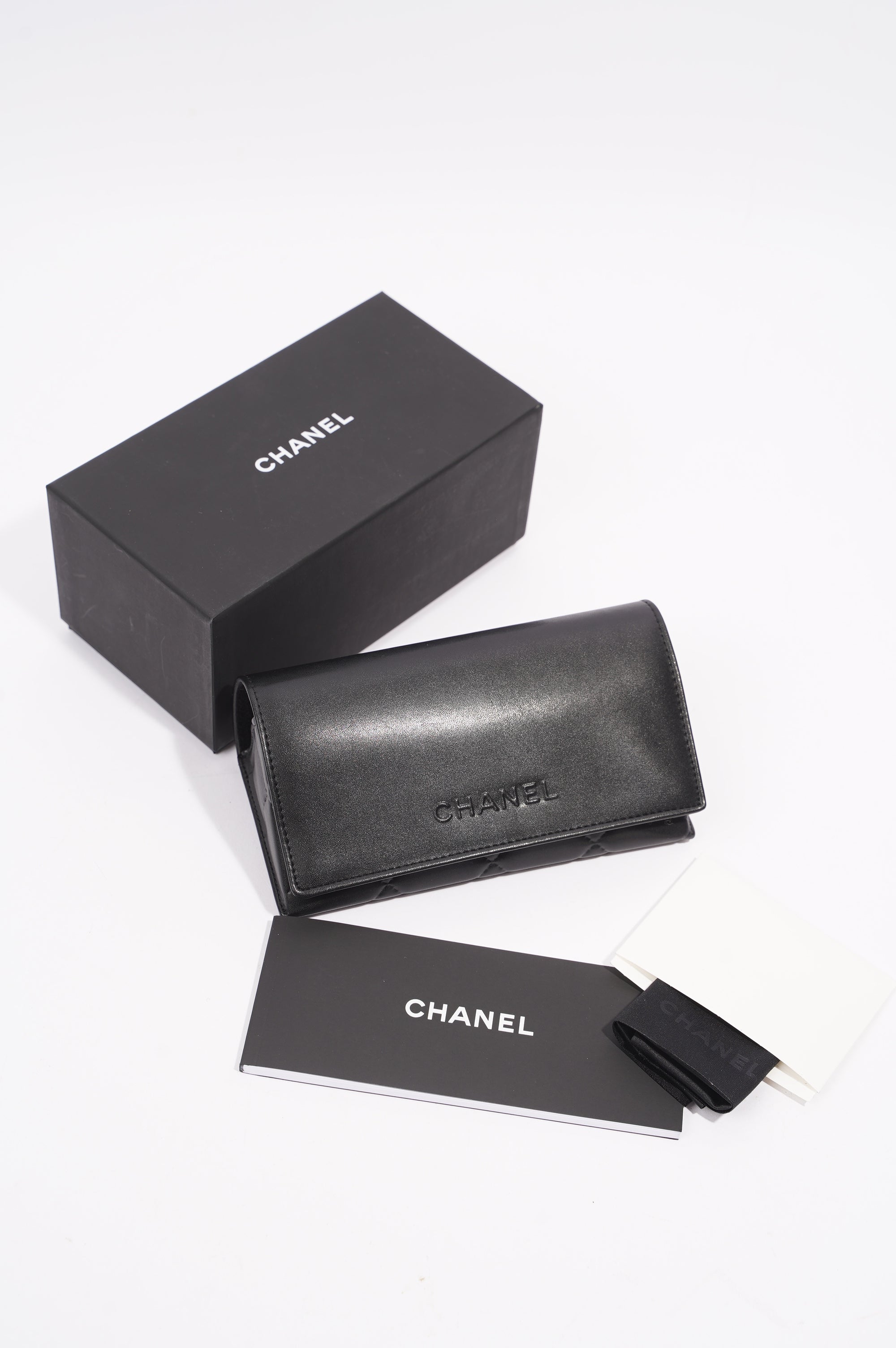 Chanel Womens Visor Sunglasses Black Acetate