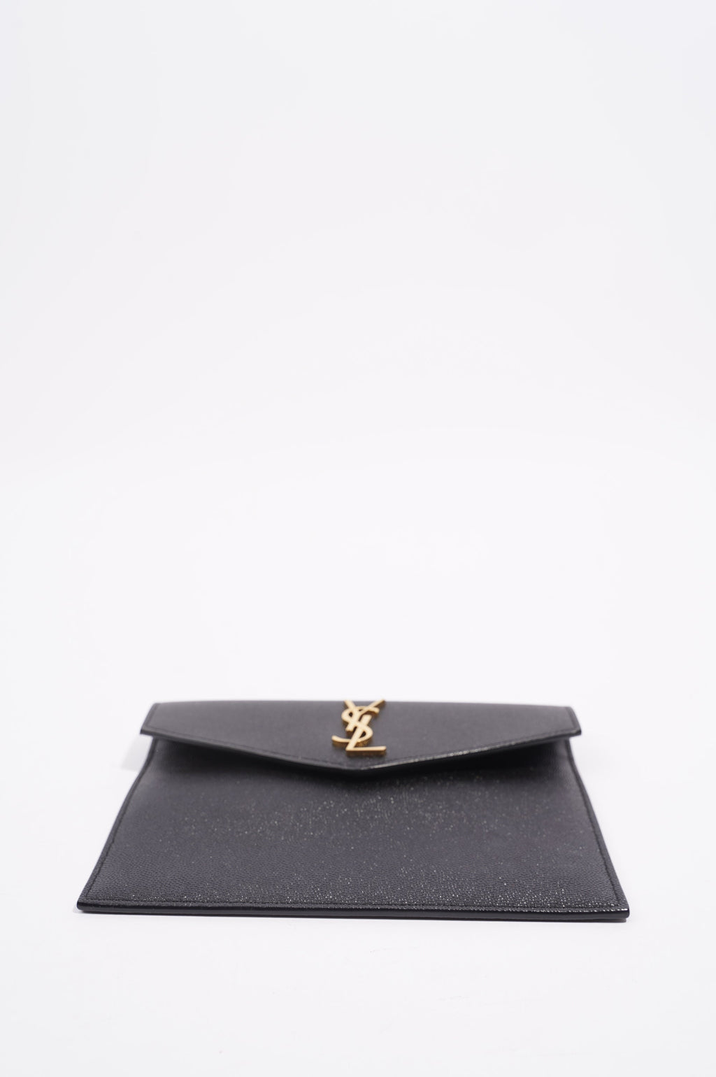 Saint Laurent Womens Uptown Pouch Black Small