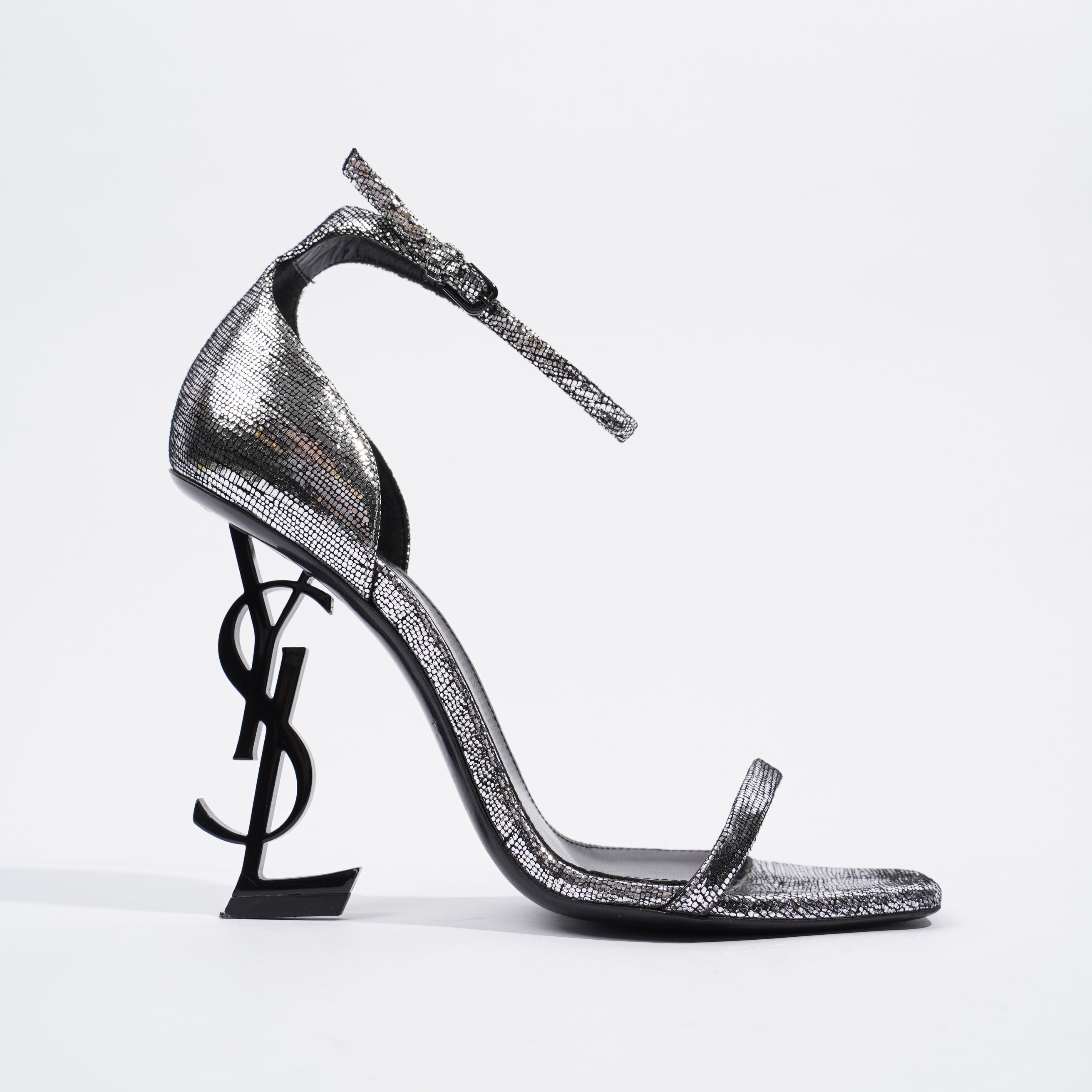 Saint Laurent Opyum 110 Silver EU 37.5 / UK 4.5