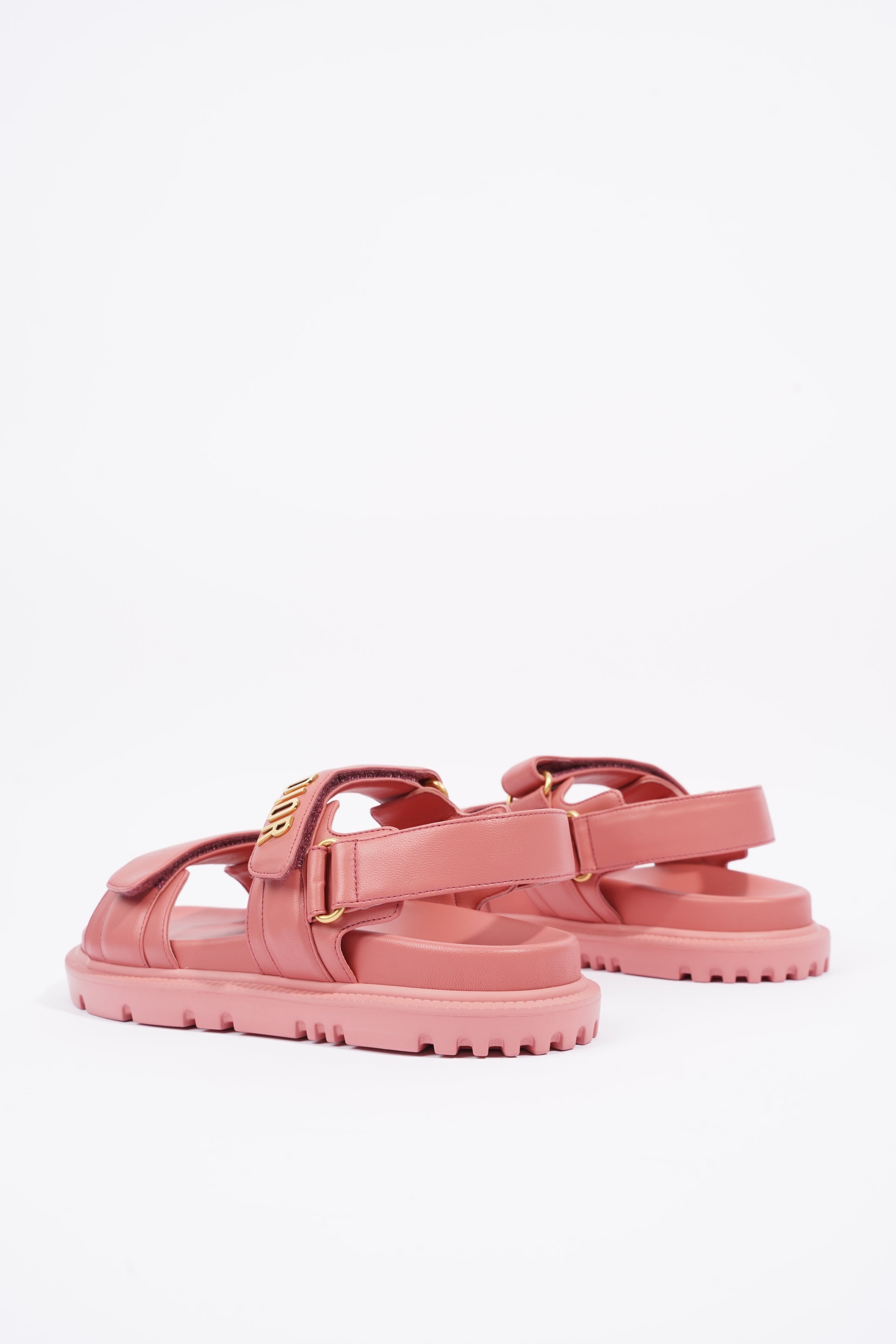Christian Dior Womens Act Sandal Dusty Coral EU 37.5 / UK 4.5