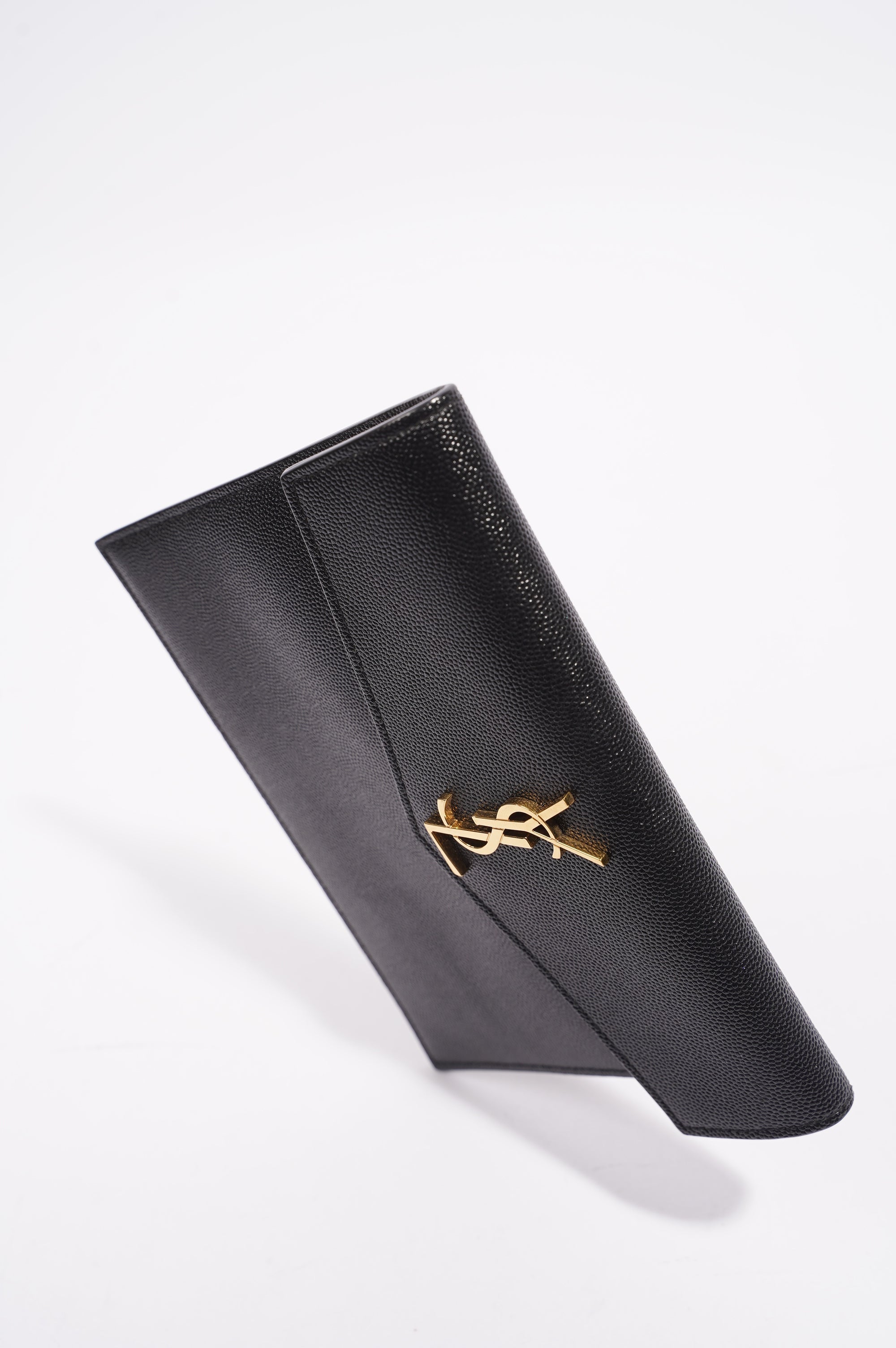 Saint Laurent Womens Uptown Pouch Black Small