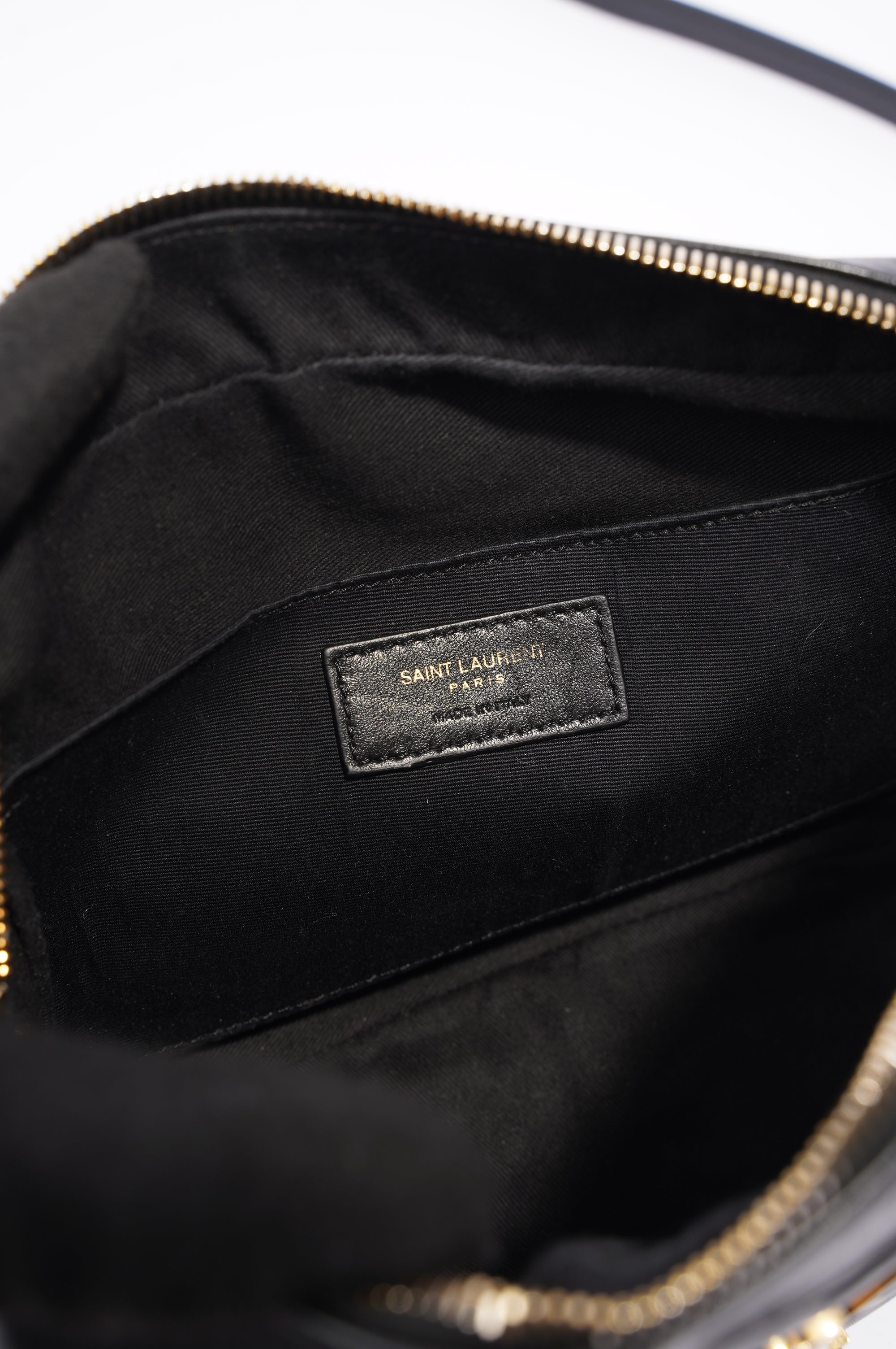 Saint Laurent Lou Camera Bag Black Leather Small