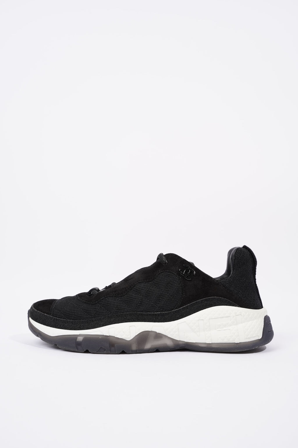 Chanel CC Logo Runners Black / White EU 40.5 / UK 7.5