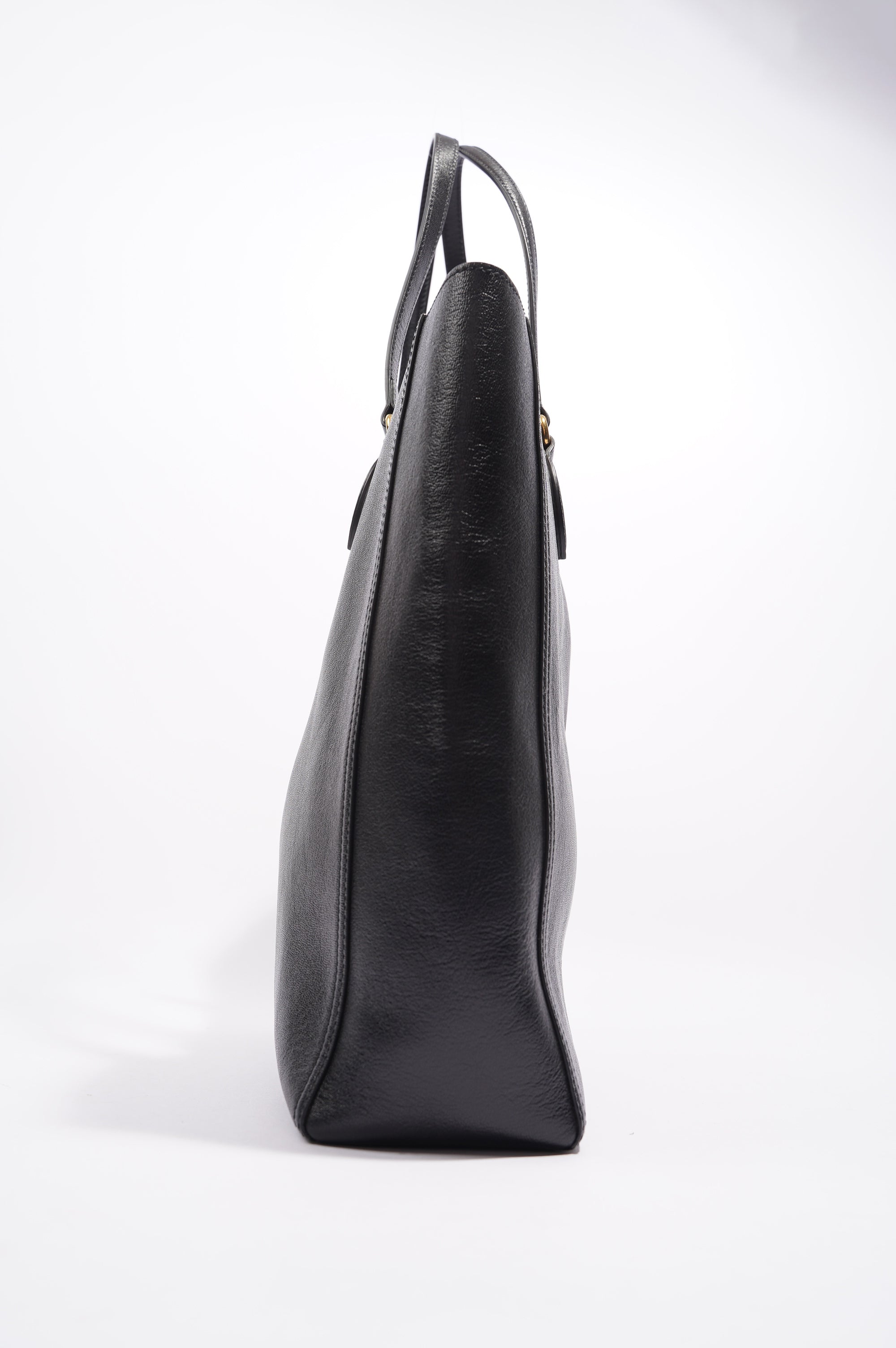Gucci Dahlia Double G Tote Black Leather Medium
