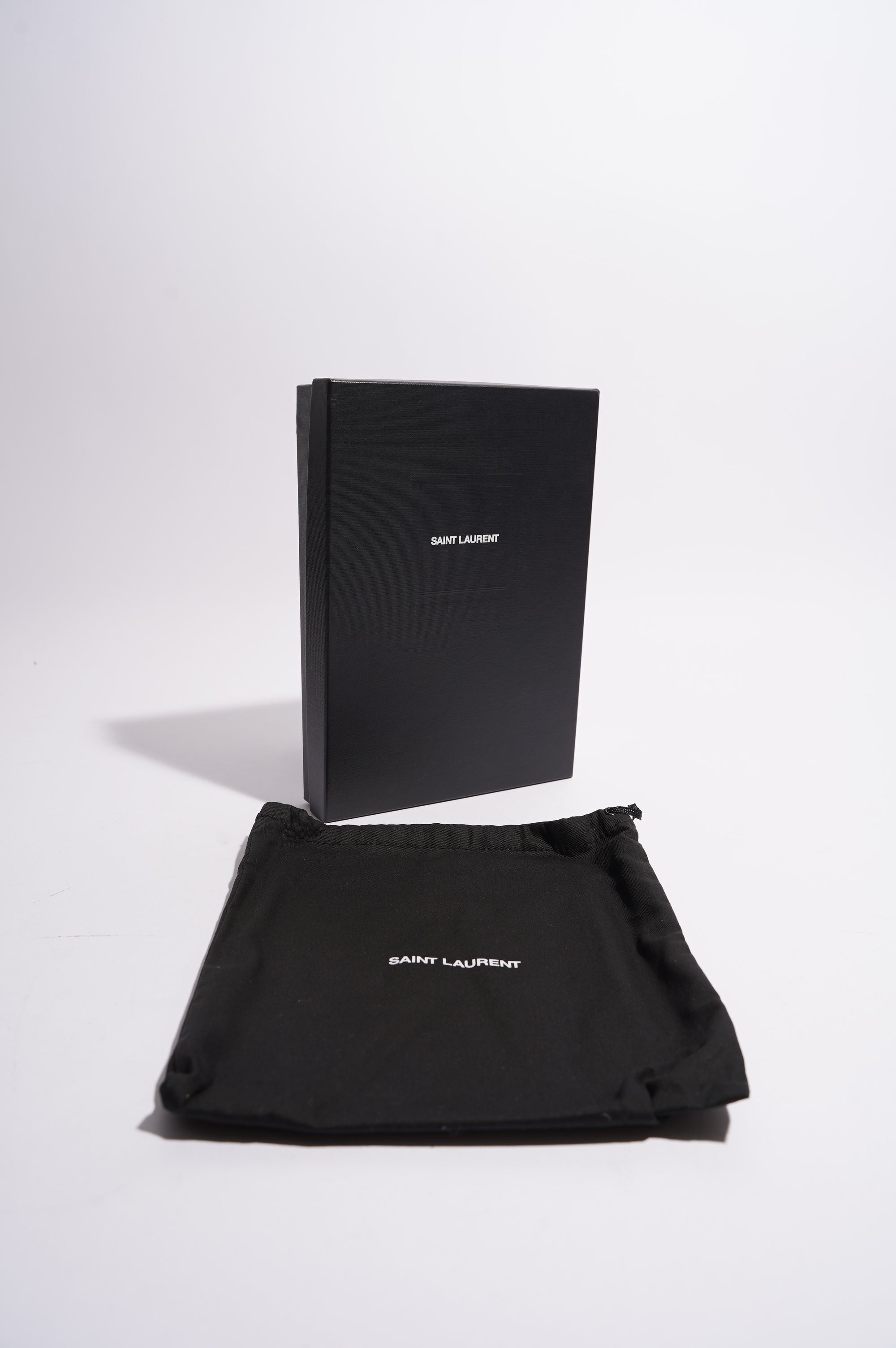 Saint Laurent Womens Uptown Pouch Black Small