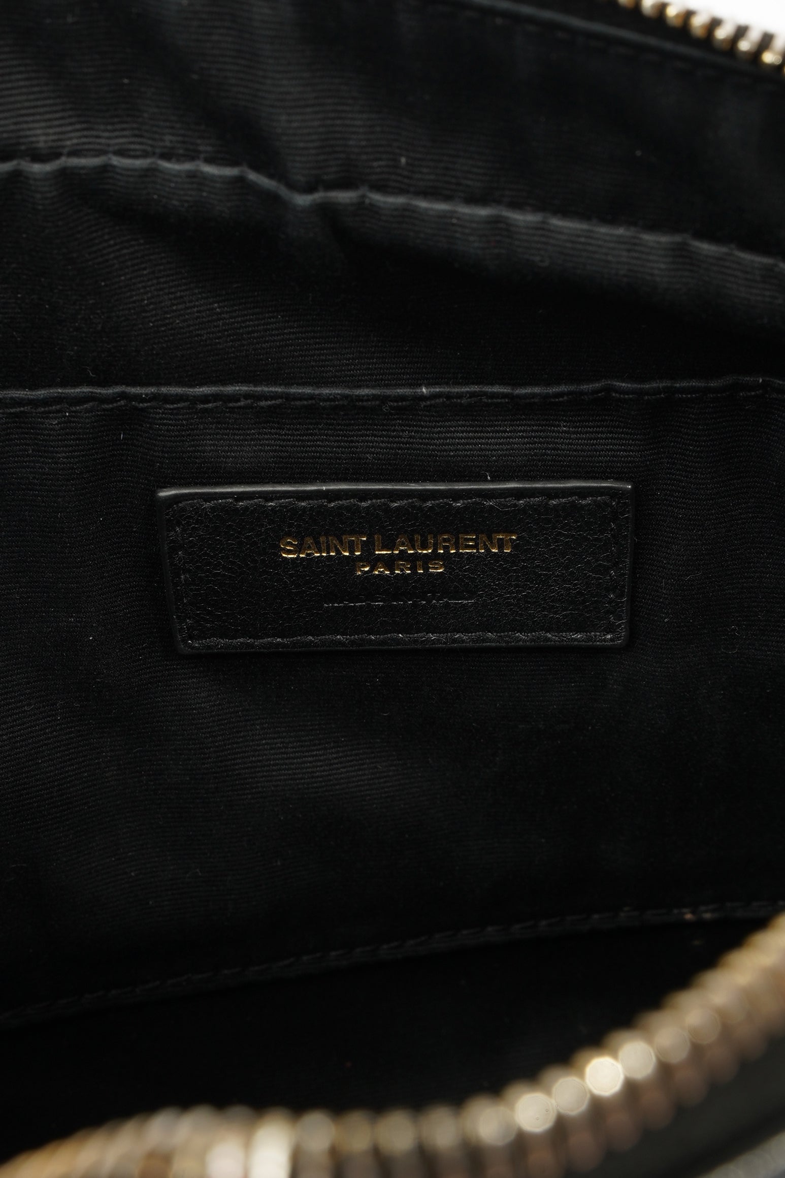 Saint Laurent Lou Camera Black Calfskin Leather