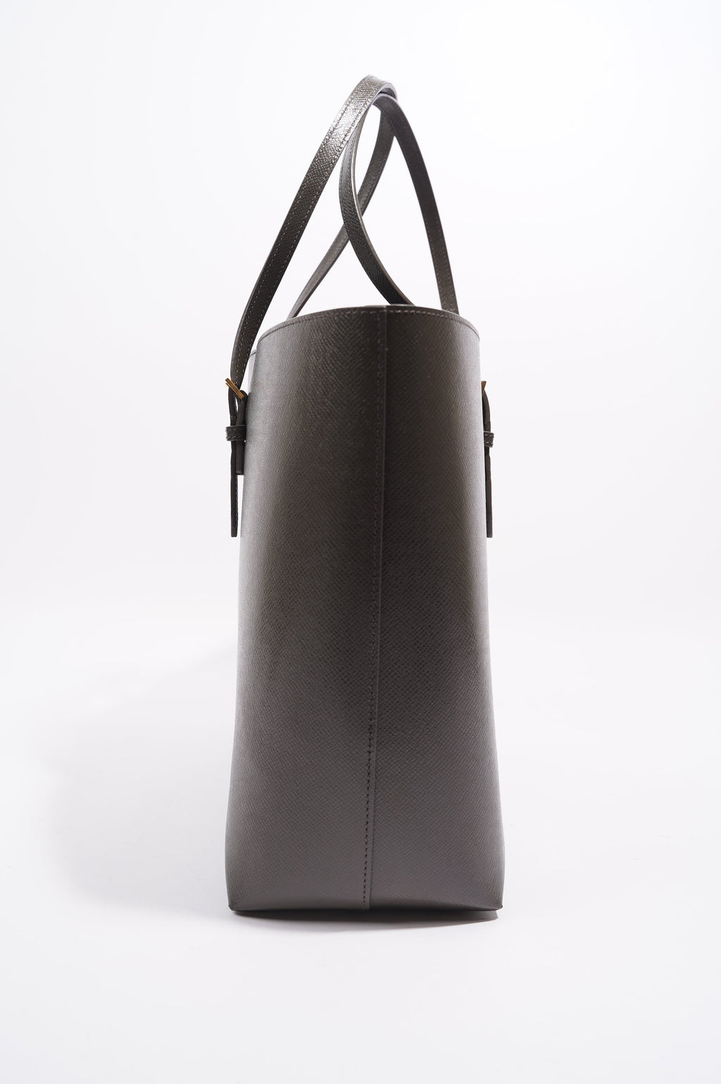 Saint Laurent Womens Shopping Tote Grey Large